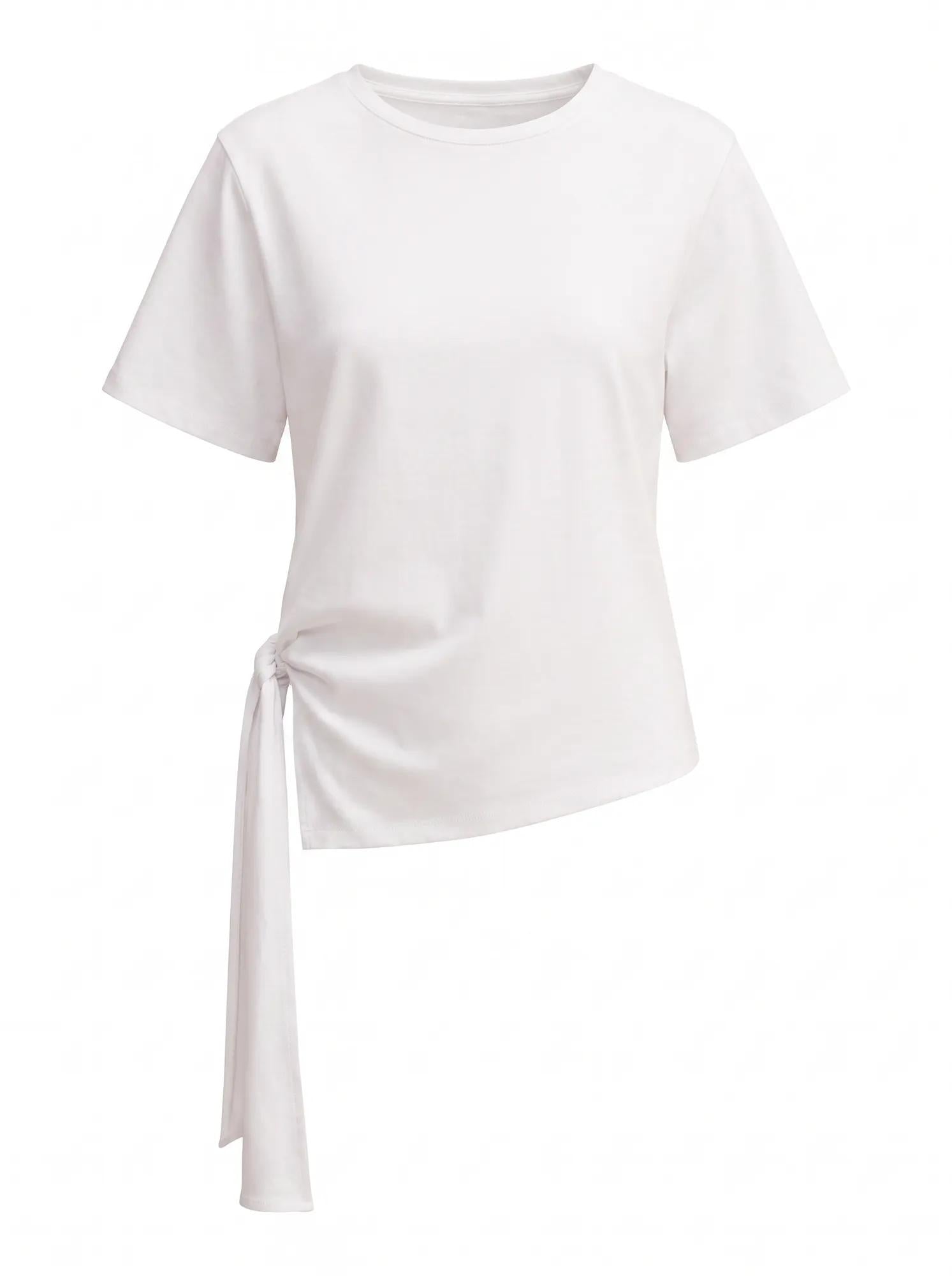 Penelope Tie T-shirt Porcelain_mannequin