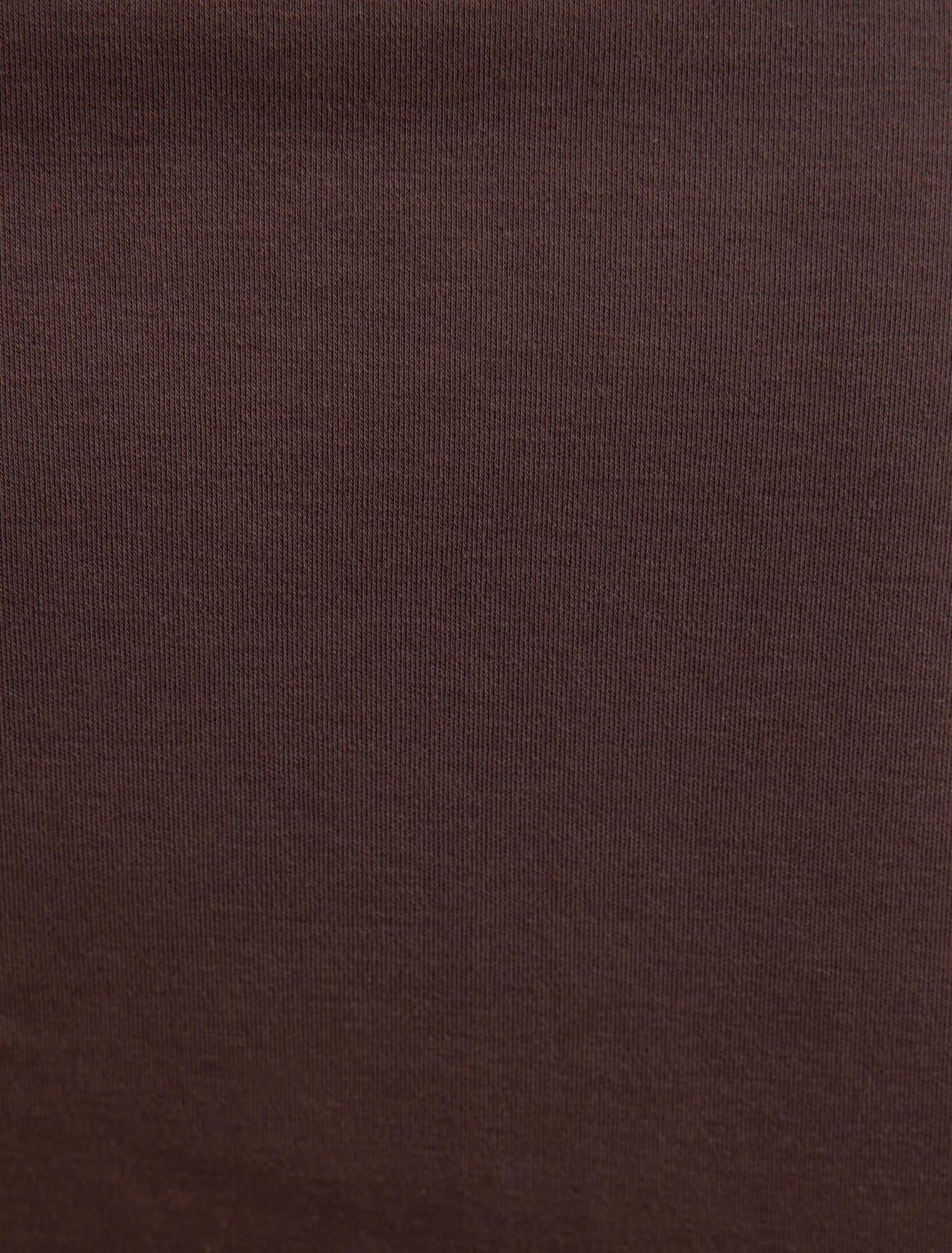Penelope Tie T-shirt Dark Chocolate