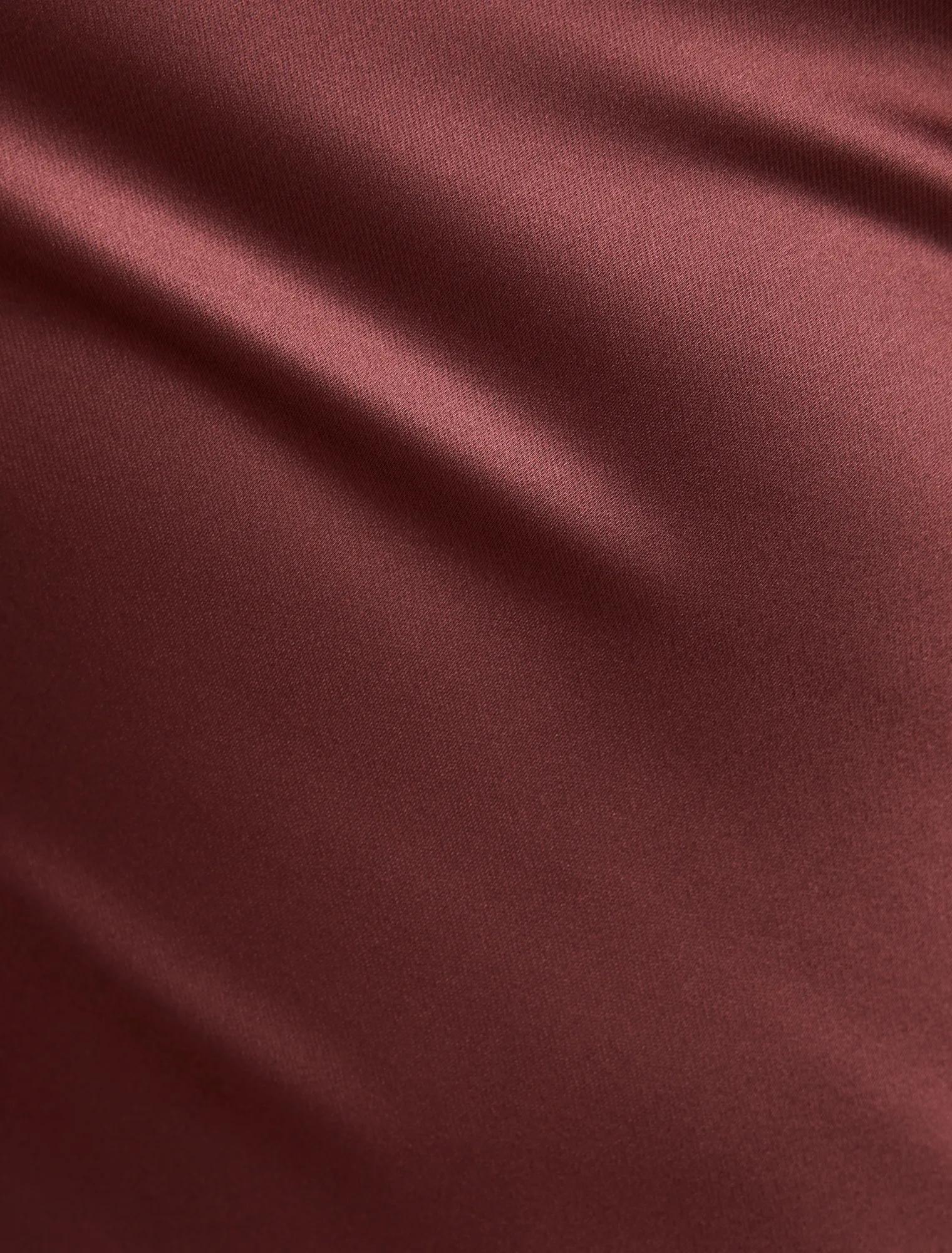 Allora Ruffle Back Satin Maxi Wild Plum