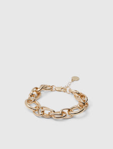 Signature Collins Chunky Link Bracelet Gold_mannequin