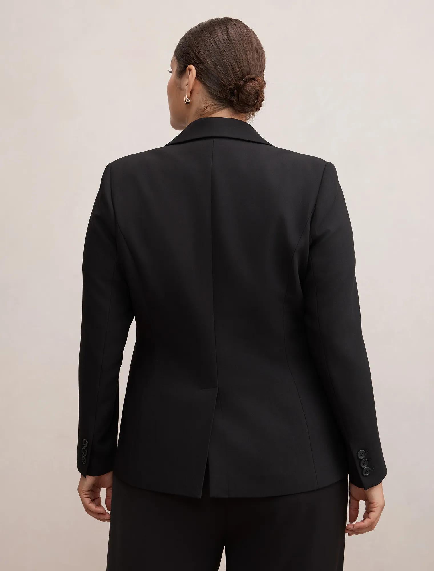 Lee Curve Nipped Waist Blazer Black