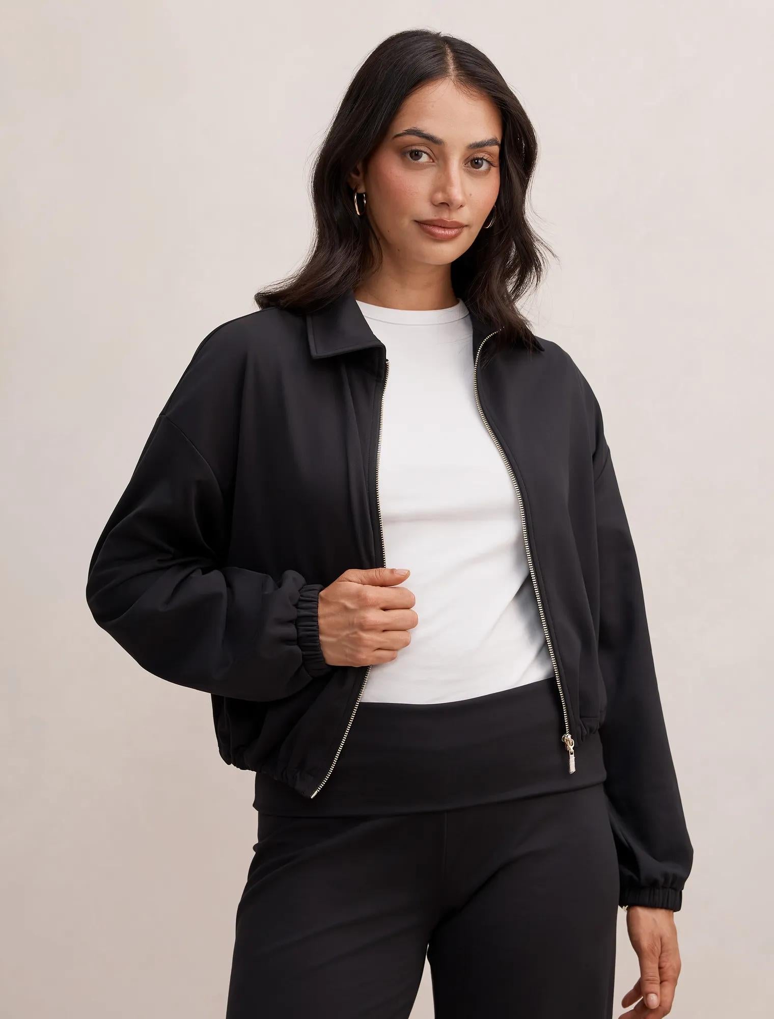 Willow Drawcord Jacket Black