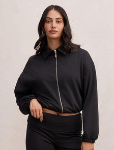 Willow Drawcord Jacket Black