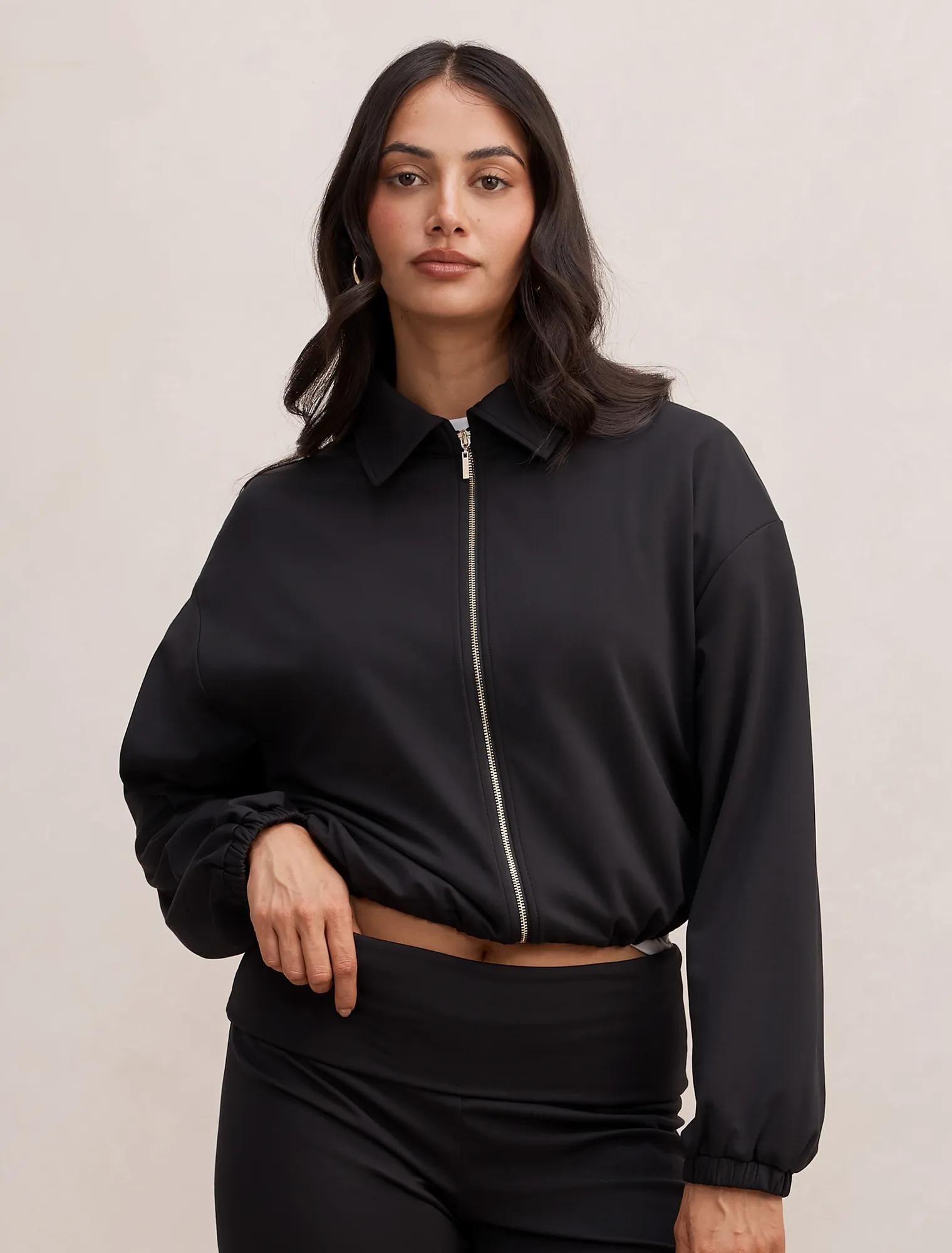Willow Drawcord Jacket Black