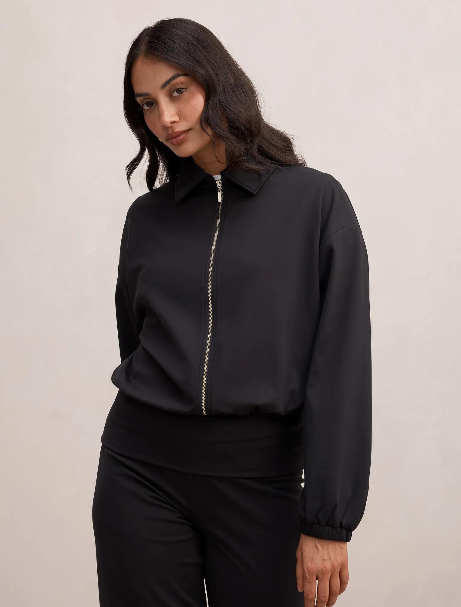 Willow Drawcord Jacket Black