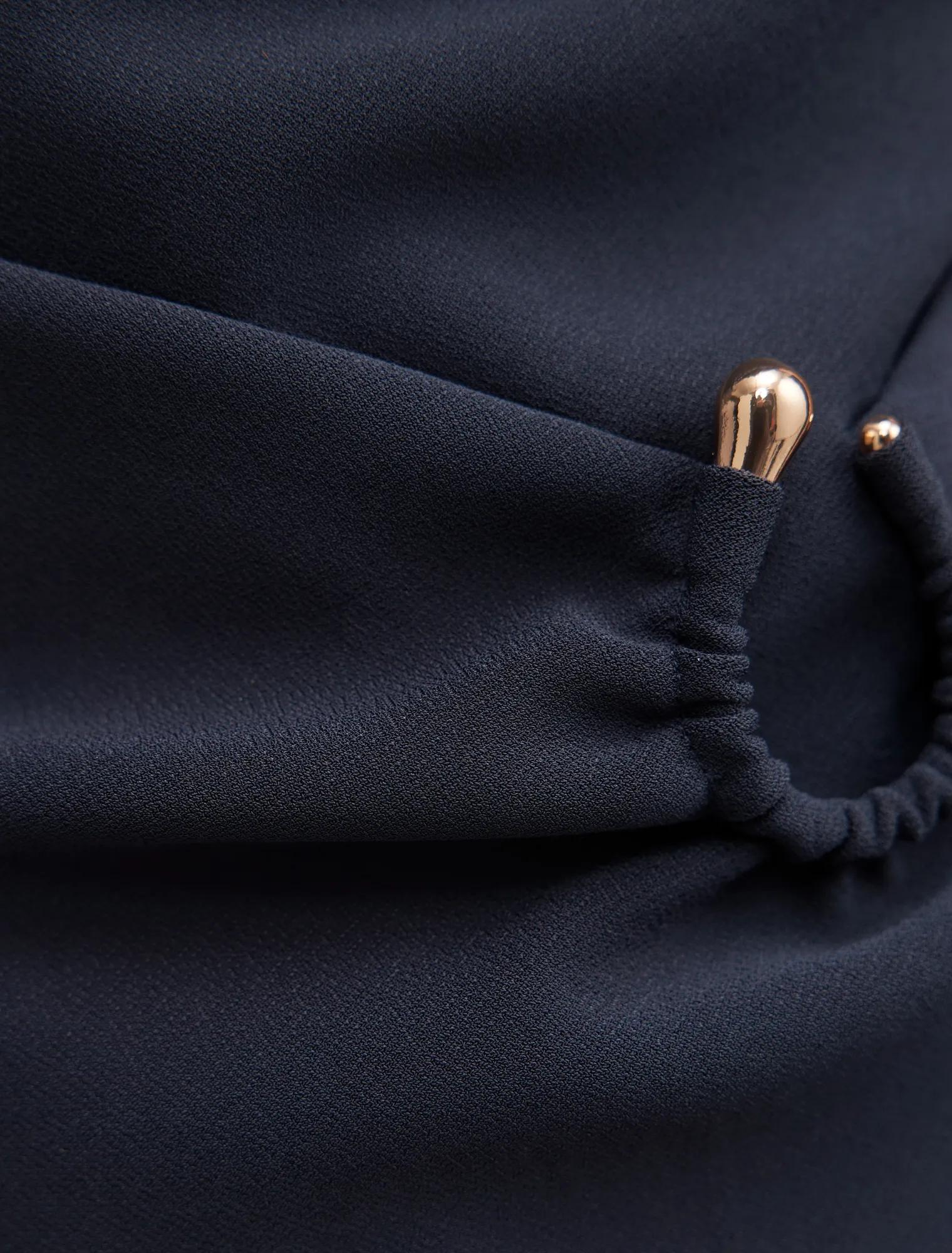 Sophia Hardware Detail Top Navy