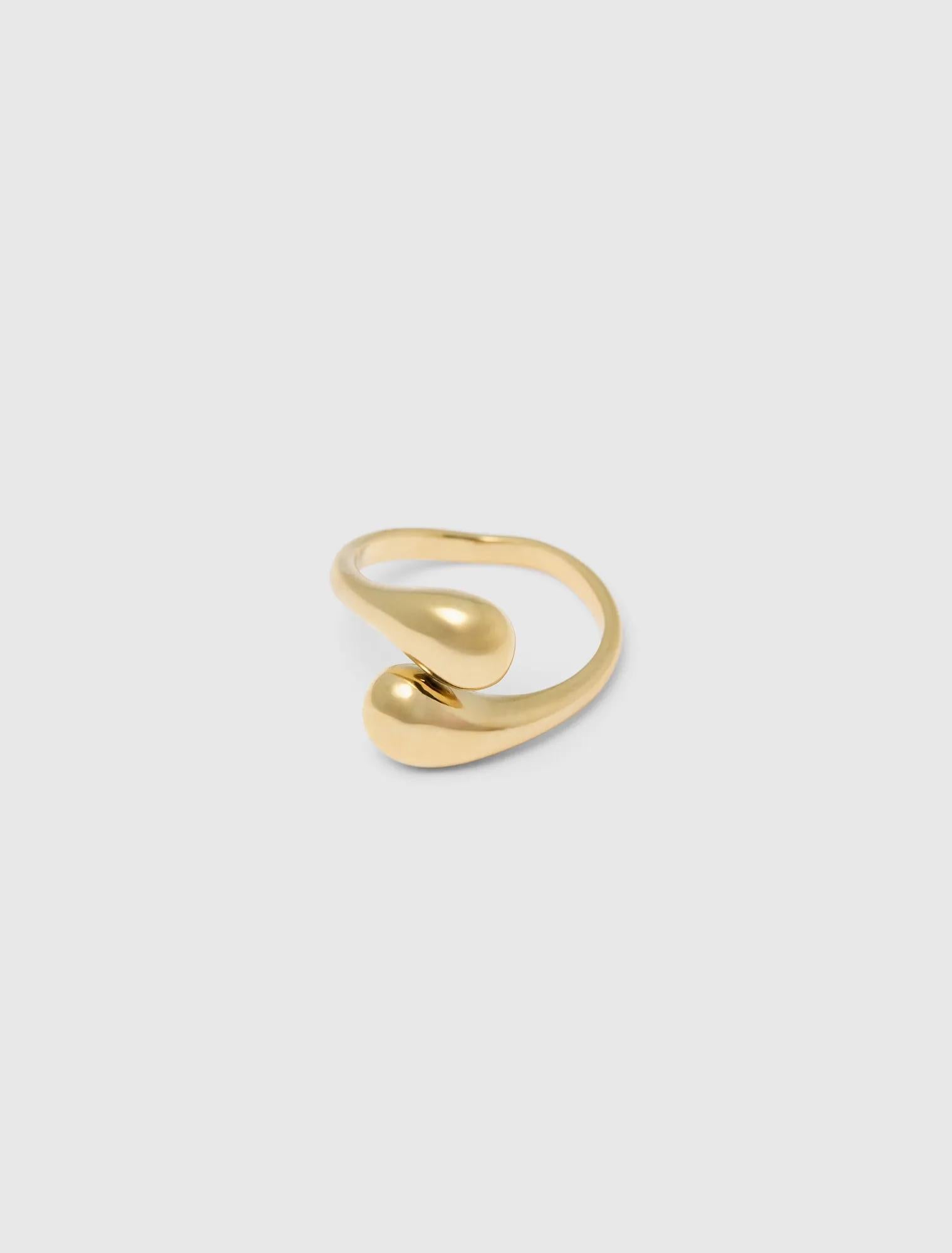 Lily Waterproof Loop Ring Gold Plated