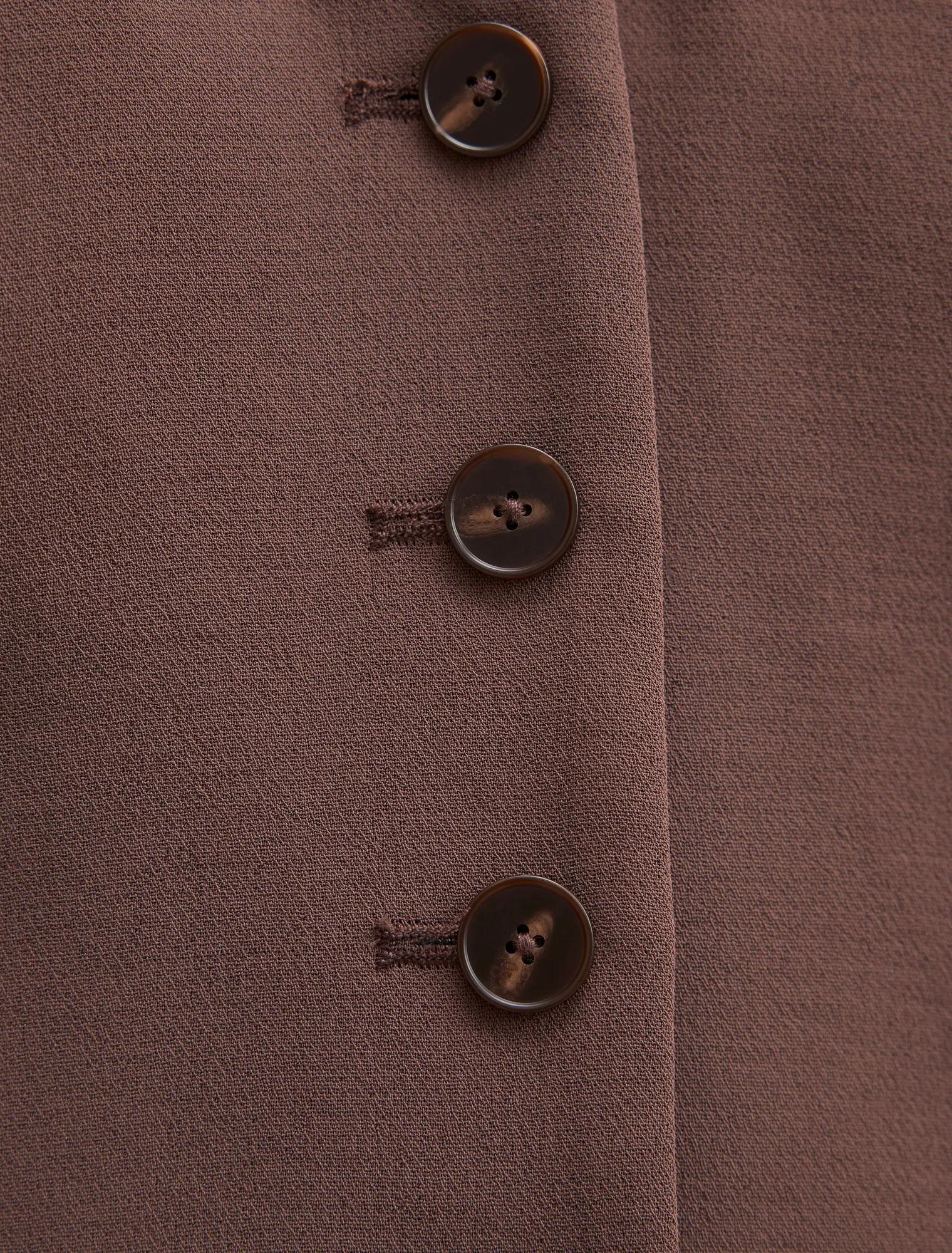 Paloma Waistcoat Choc Martini Suit