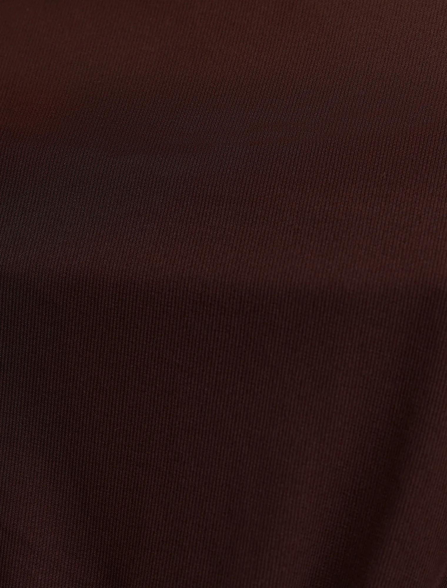 Mattie Mesh Overlay Top Chocolate