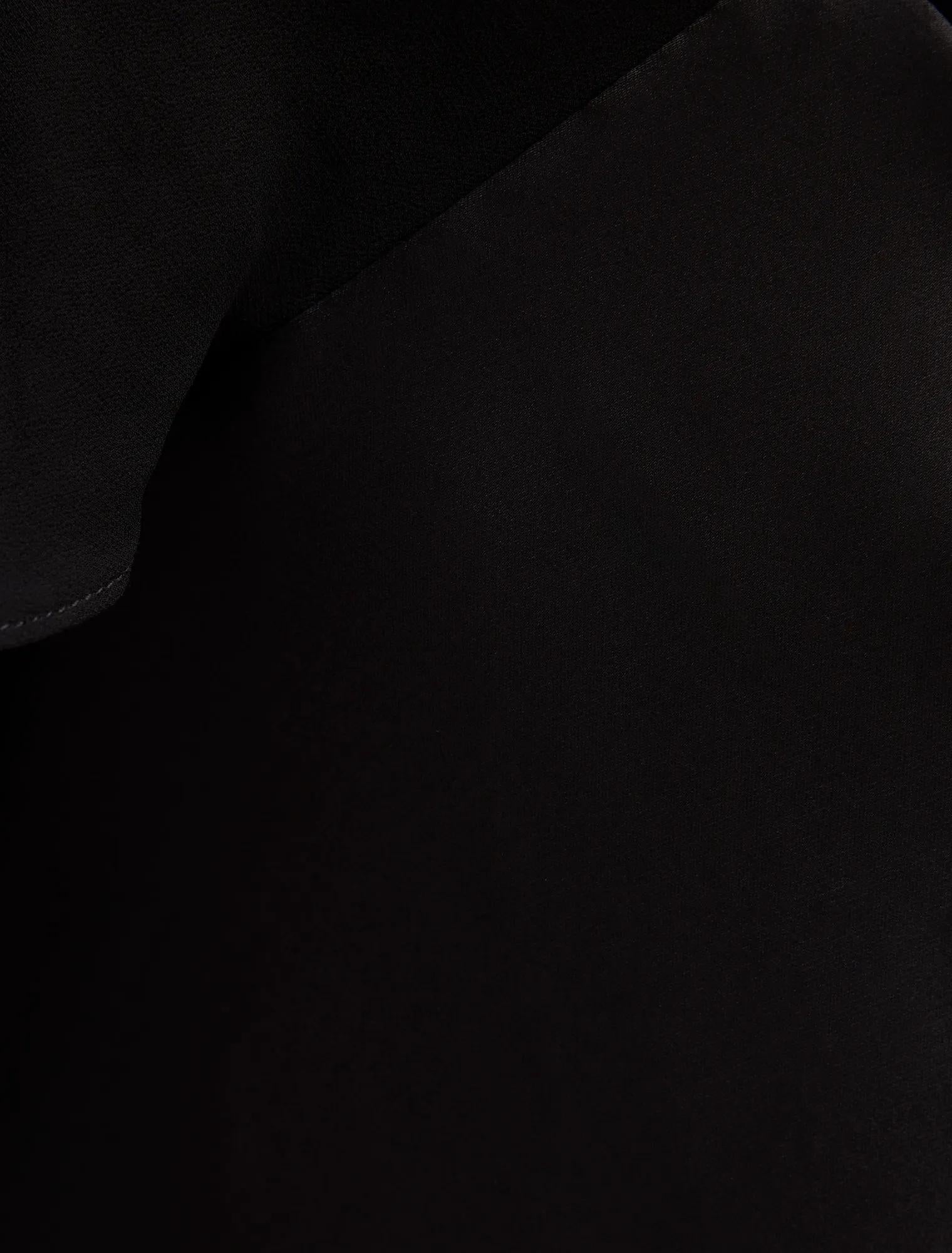 Electra Sleeve Cape Maxi Dress Black