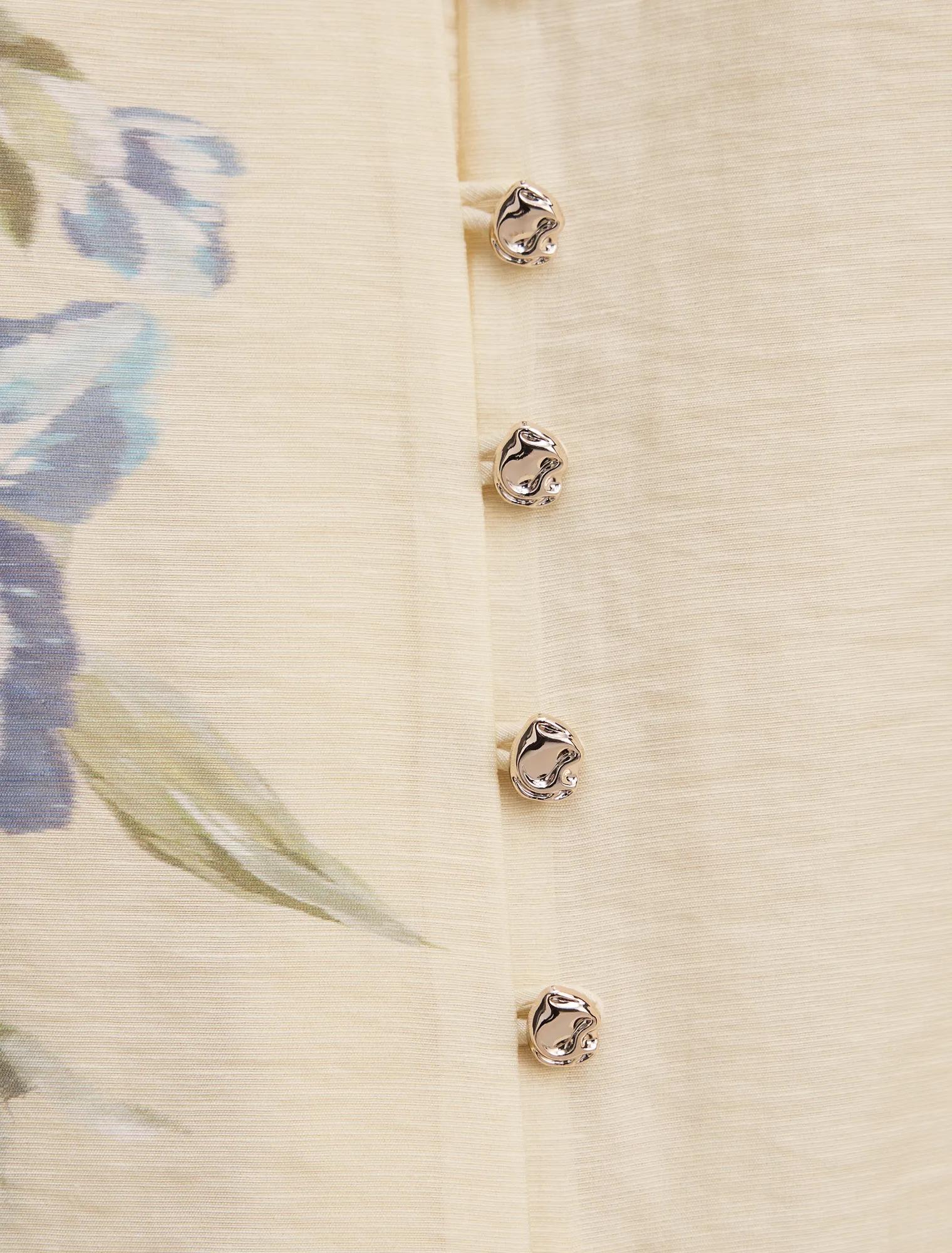 Dolly Placement Print Blouse Light Halifax Floral