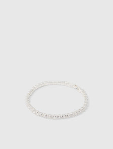 Cristalle CZ Tennis Bracelet Silver/ Crystal_mannequin