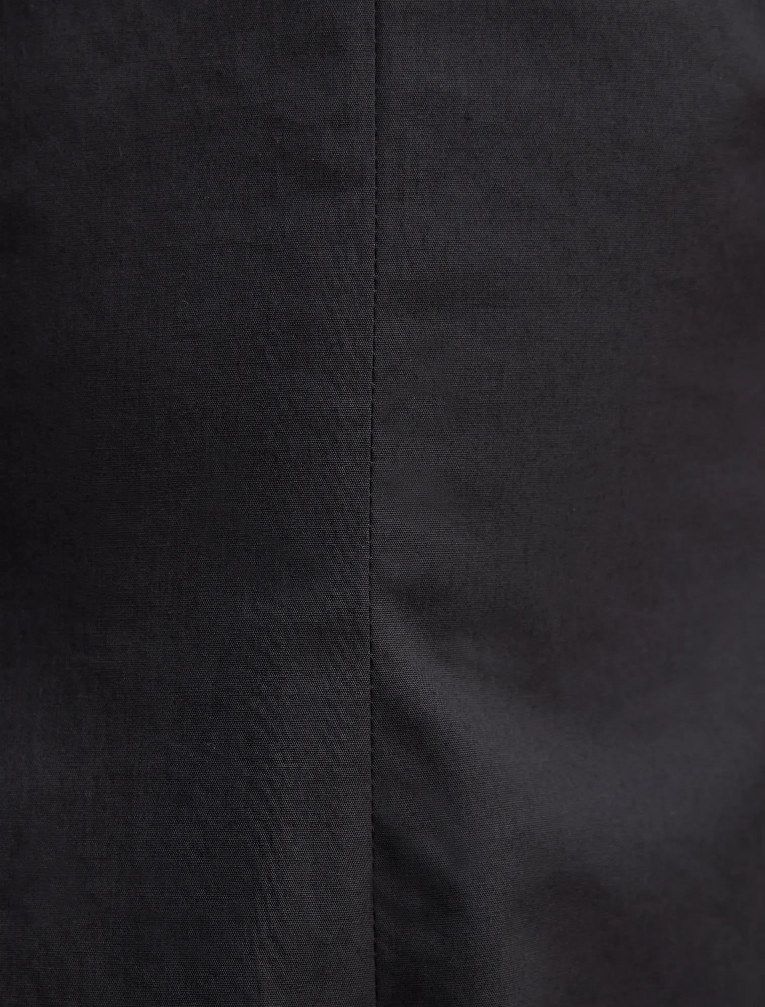 Clover Puff Sleeve Mini Dress Black