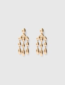 Signature Sonnie Drop Earrings Gold_mannequin