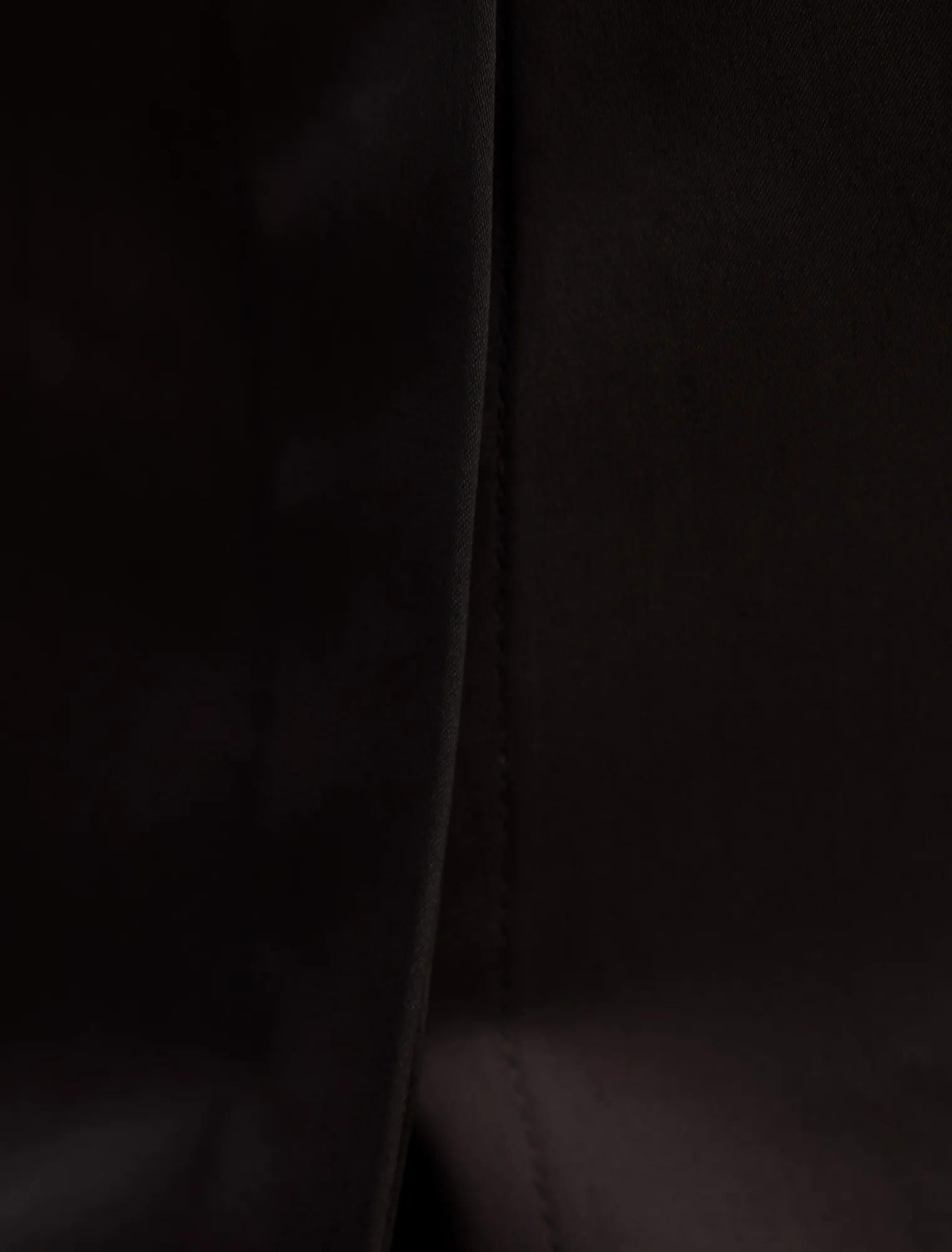 Gigi Fitted Cuffed Shirt Black