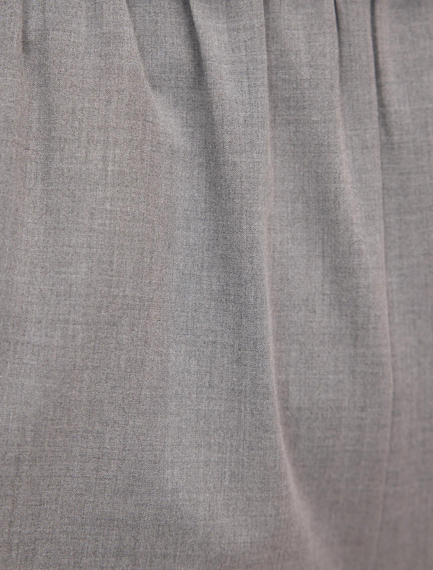 Casey Elastic Waist Wide Leg Pants Grey