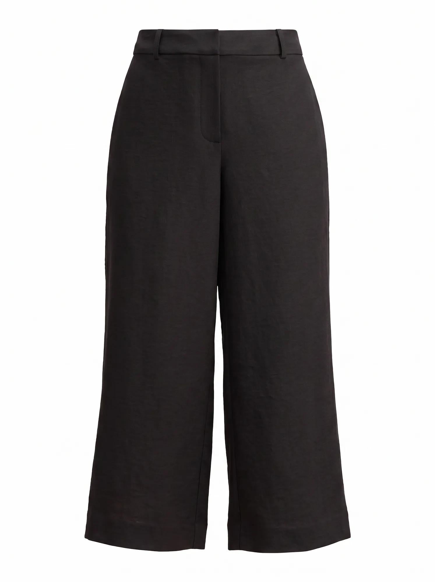 Sage Culotte Pants Black
