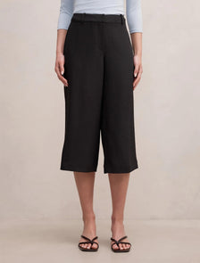 Sage Culotte Pants Black