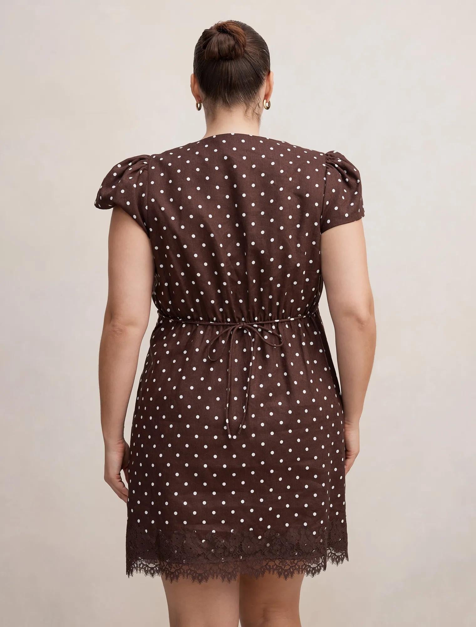 Lexi Curve Lace Mini Dress Findon Spot