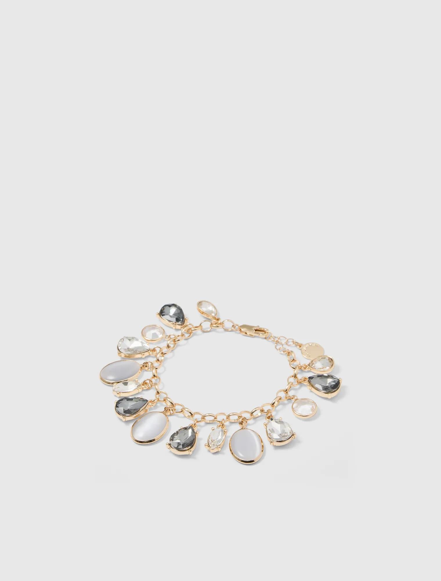 Signature Bridie Waterproof Stone Charm Bracelet Multi_mannequin