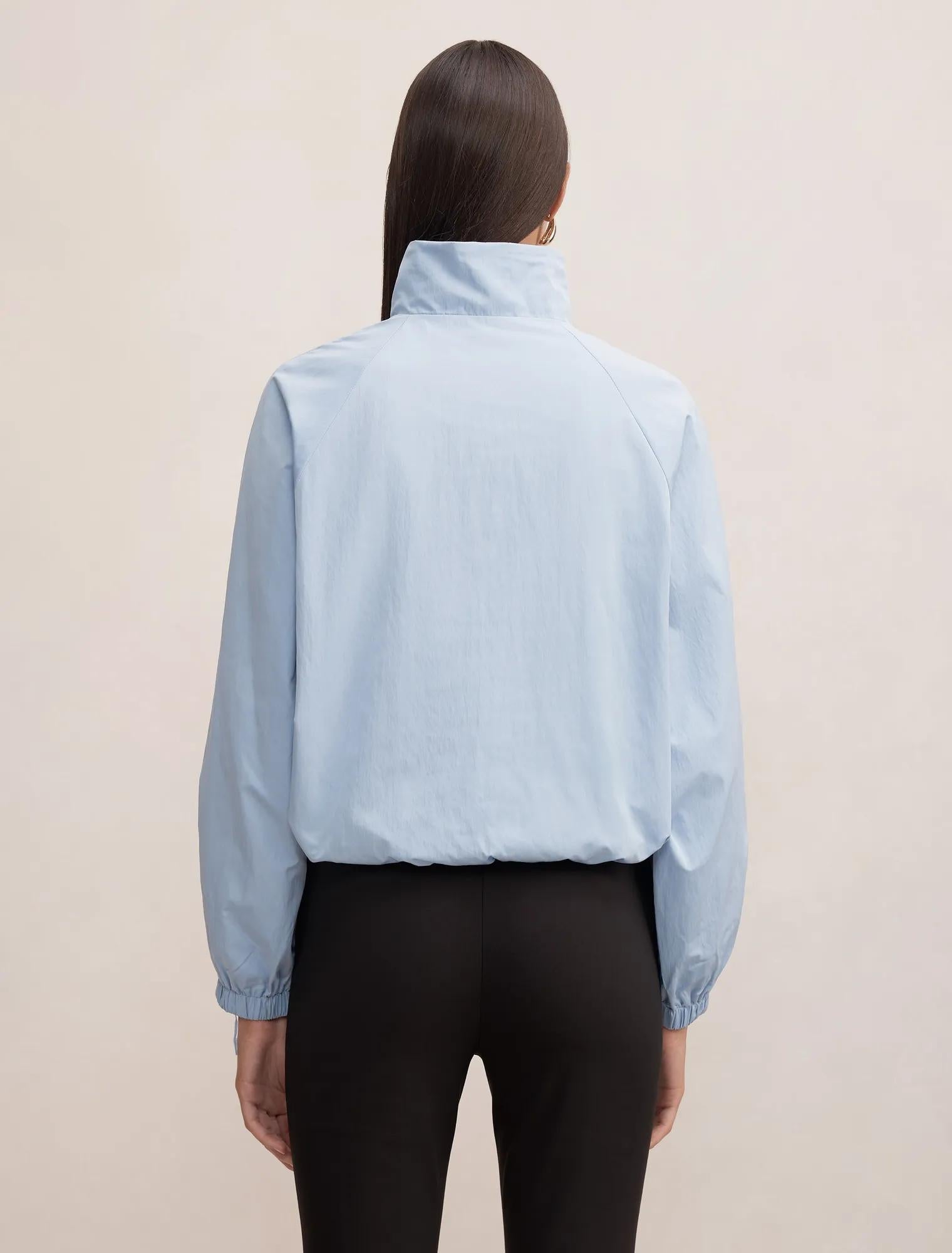 Kim Quarter Zip Windbreaker Blue