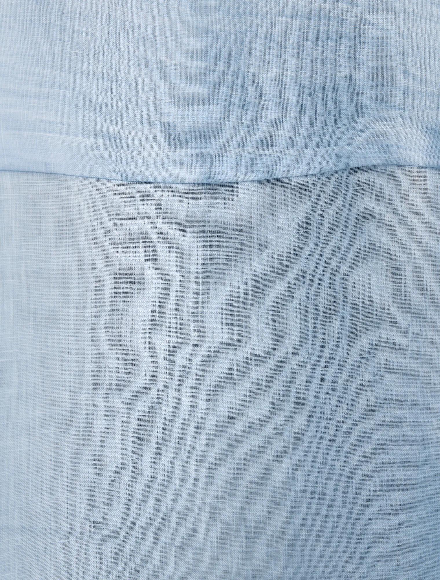 Bowie Cropped Shirt Soft Blue