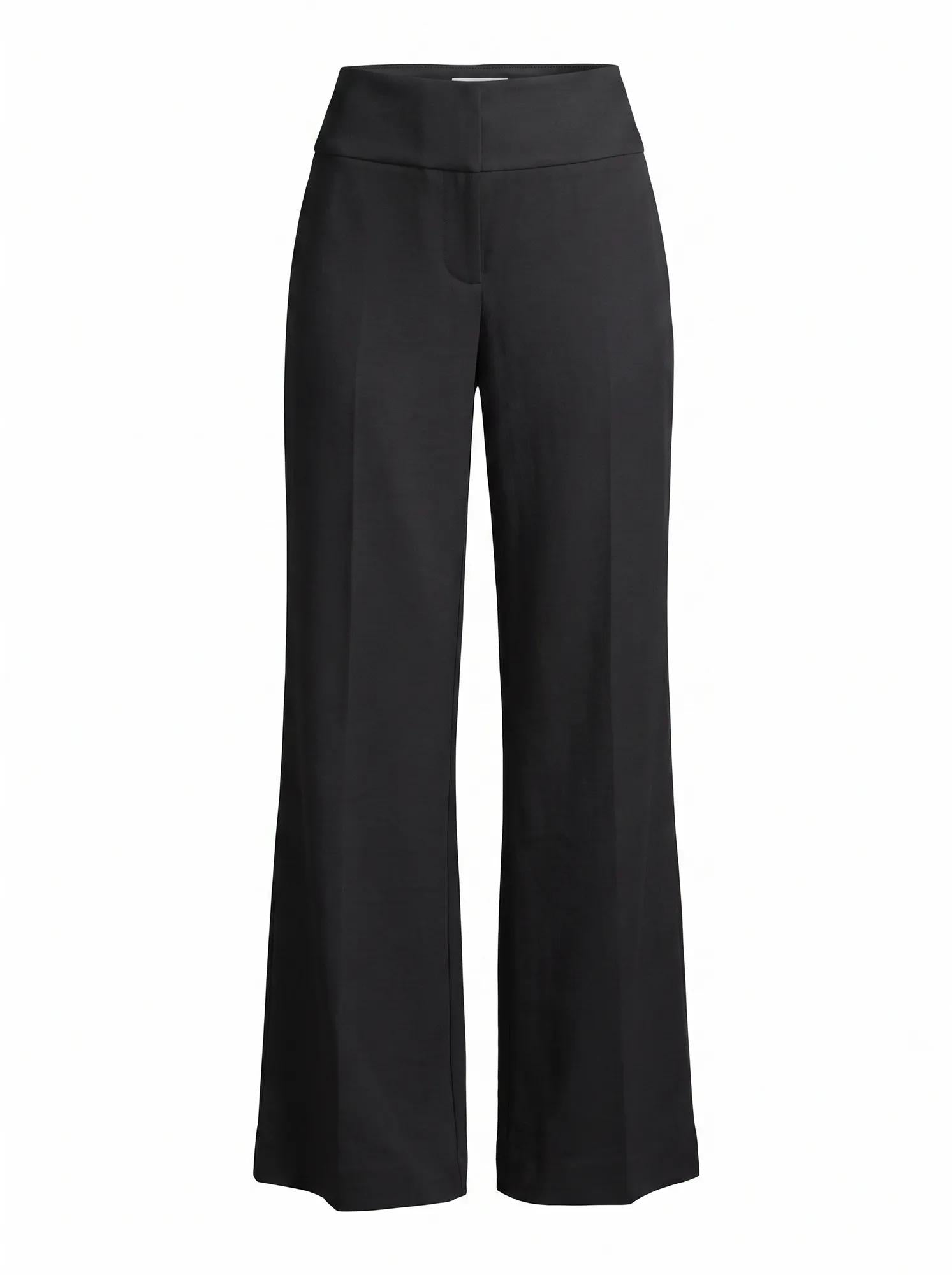 Devon Petite Flared Pant Black_mannequin