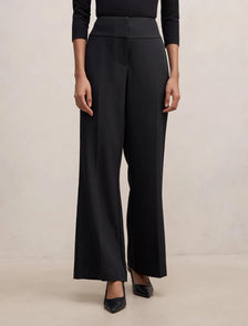 Devon Petite Flared Pant Black