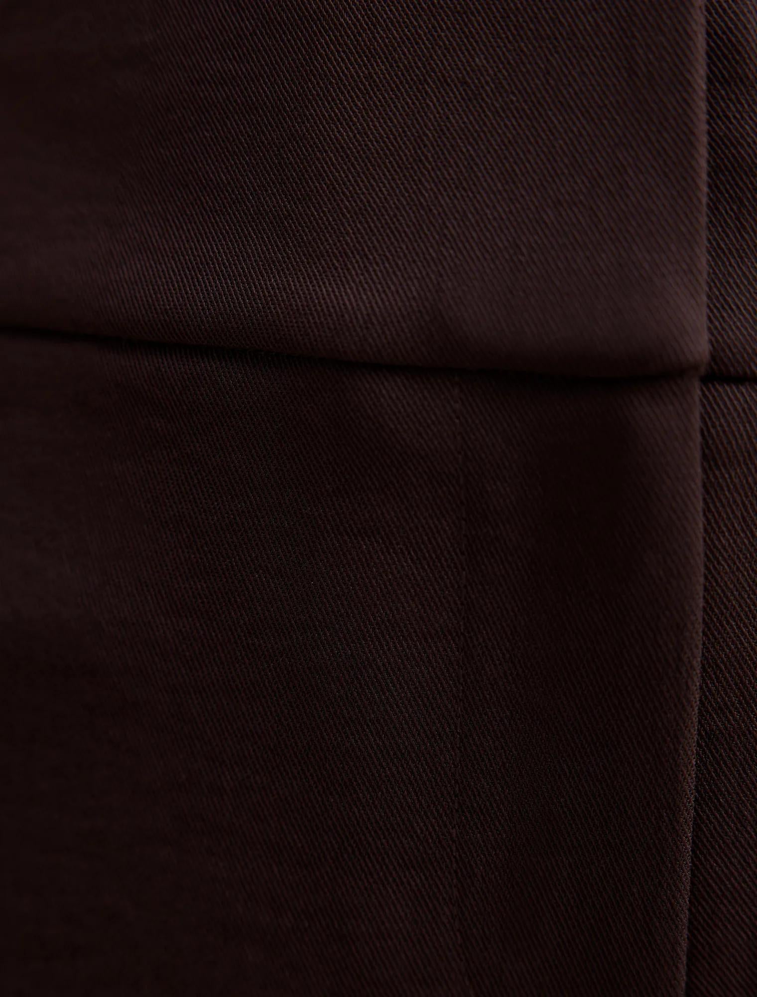 Devon Petite Flared Pant Dark Chocolate