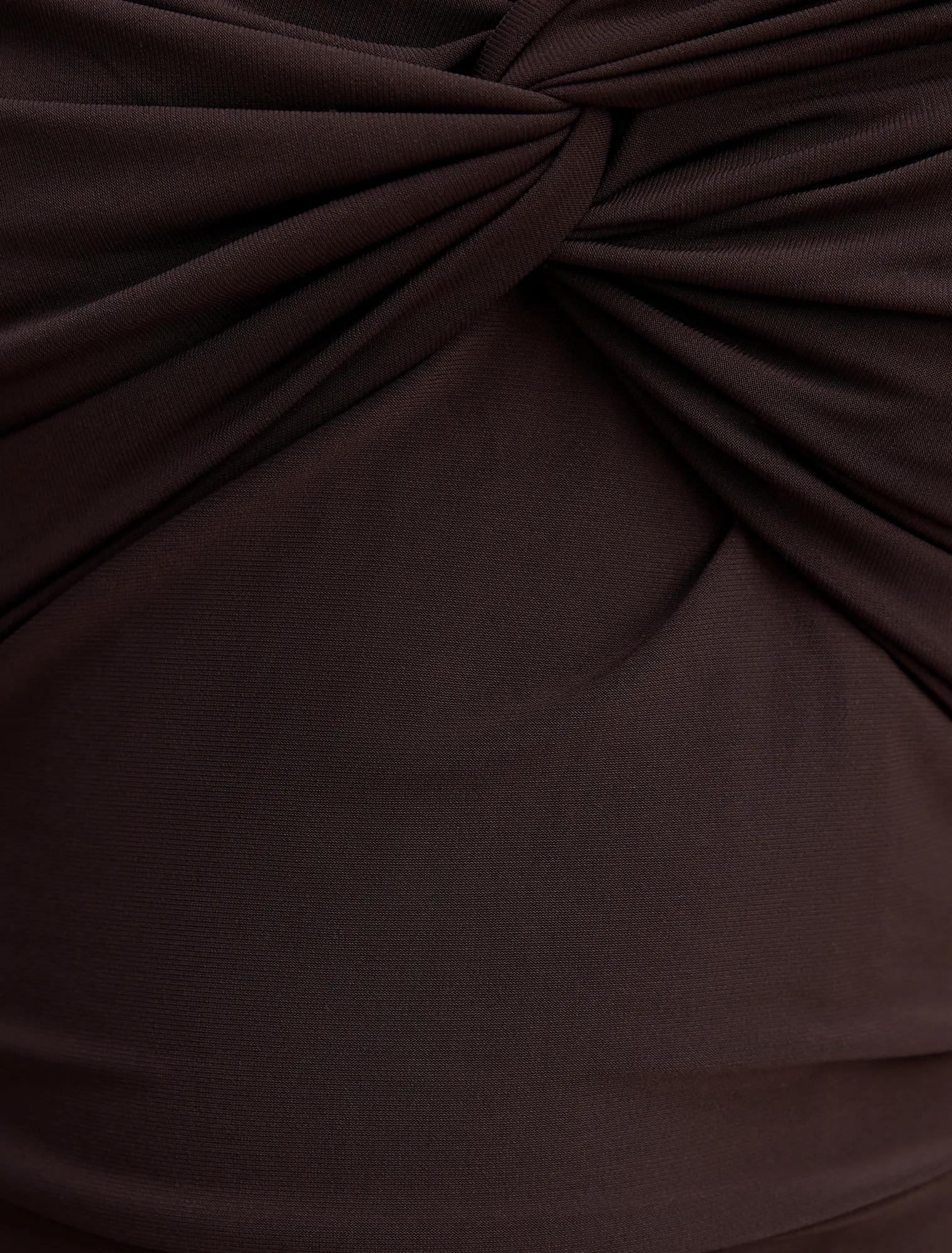 Daisy Petite Bardot Maxi Chocolate Brown