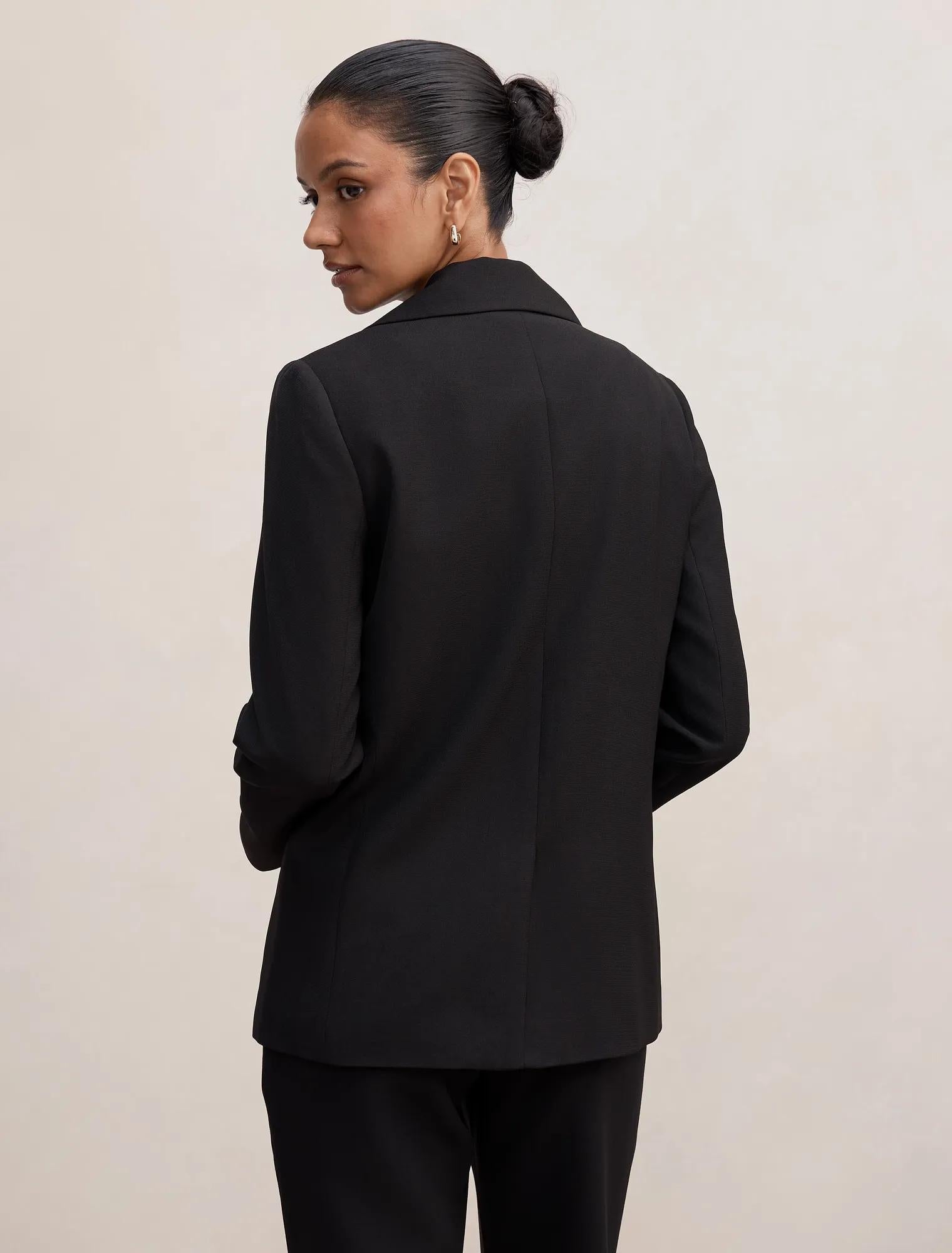 Dylan Petite Boyfriend Blazer Black