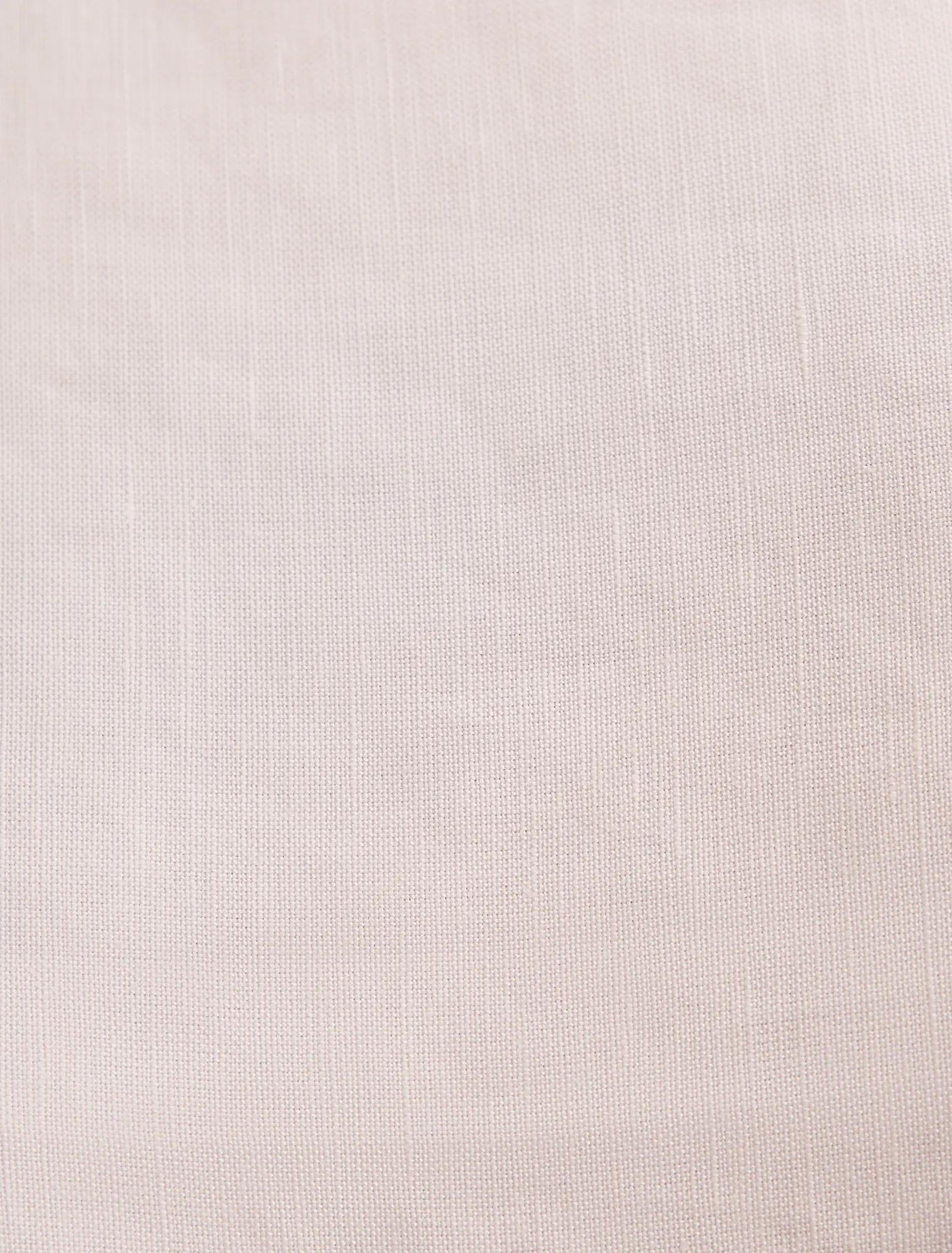 Rosie Petite Bubble Linen Top Porcelain