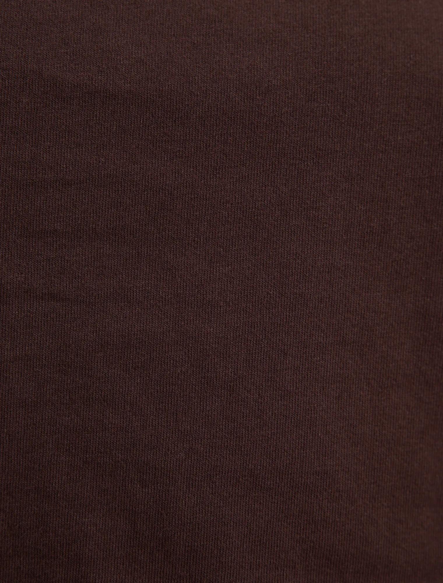 Portia V Neck Baby Tee Dark Chocolate