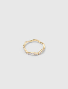 Willow Stone Ring Gold Plated_mannequin