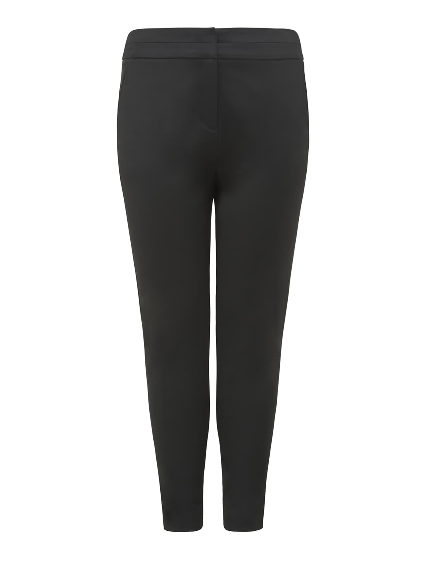 Audrey Curve High-Waist Cropped Pants Black_mannequin