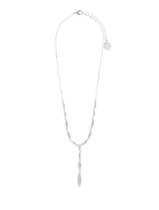 Ina Pave Necklace Silver/Glass_mannequin