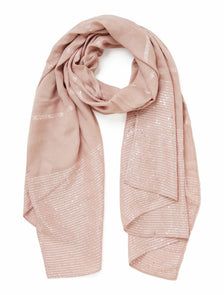 Aubree Metallic Scarf Blush_mannequin