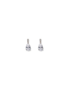 Armelle Tear Drop CZ Earrings Silver_mannequin