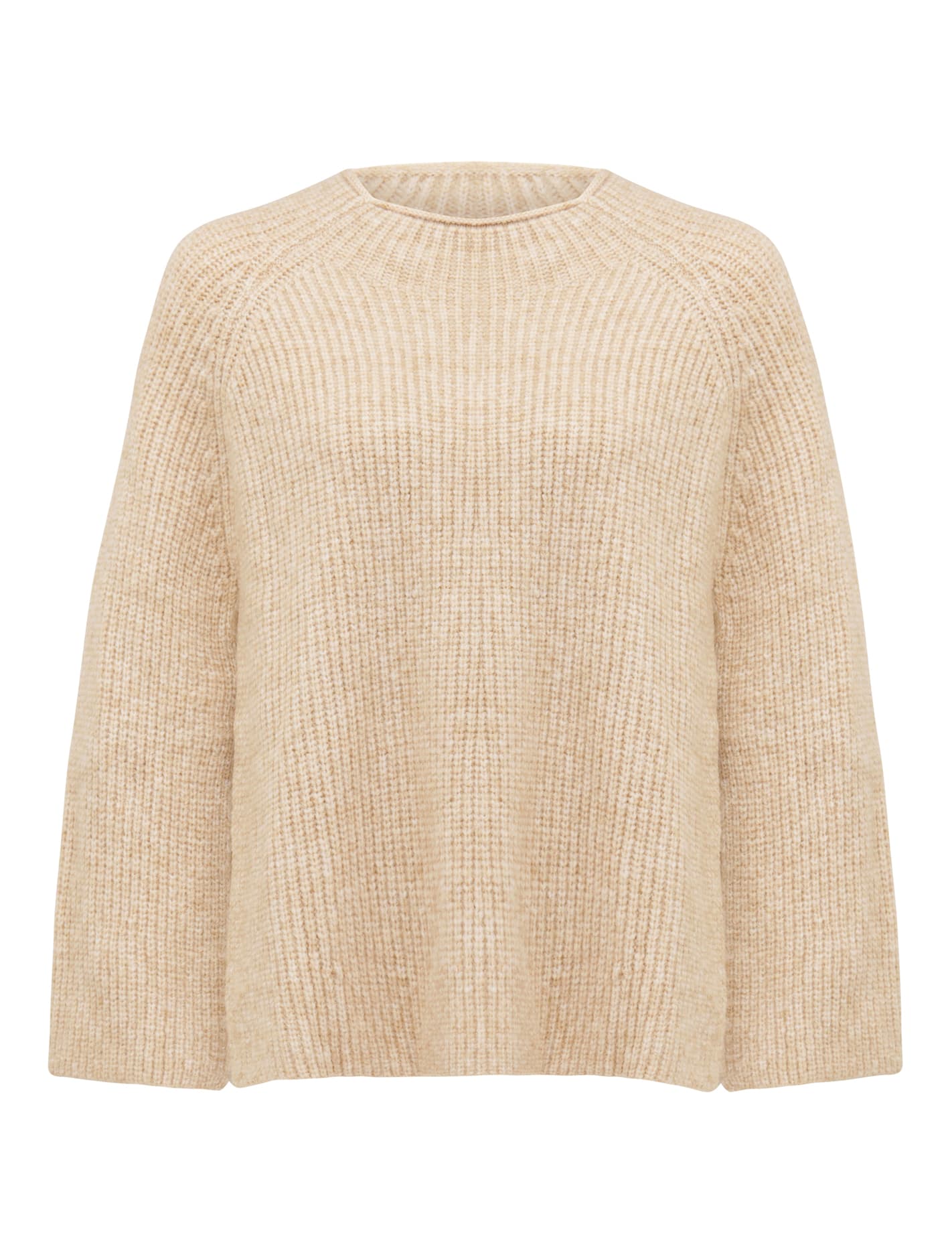 Martha Cable Poncho Camel Marle_mannequin