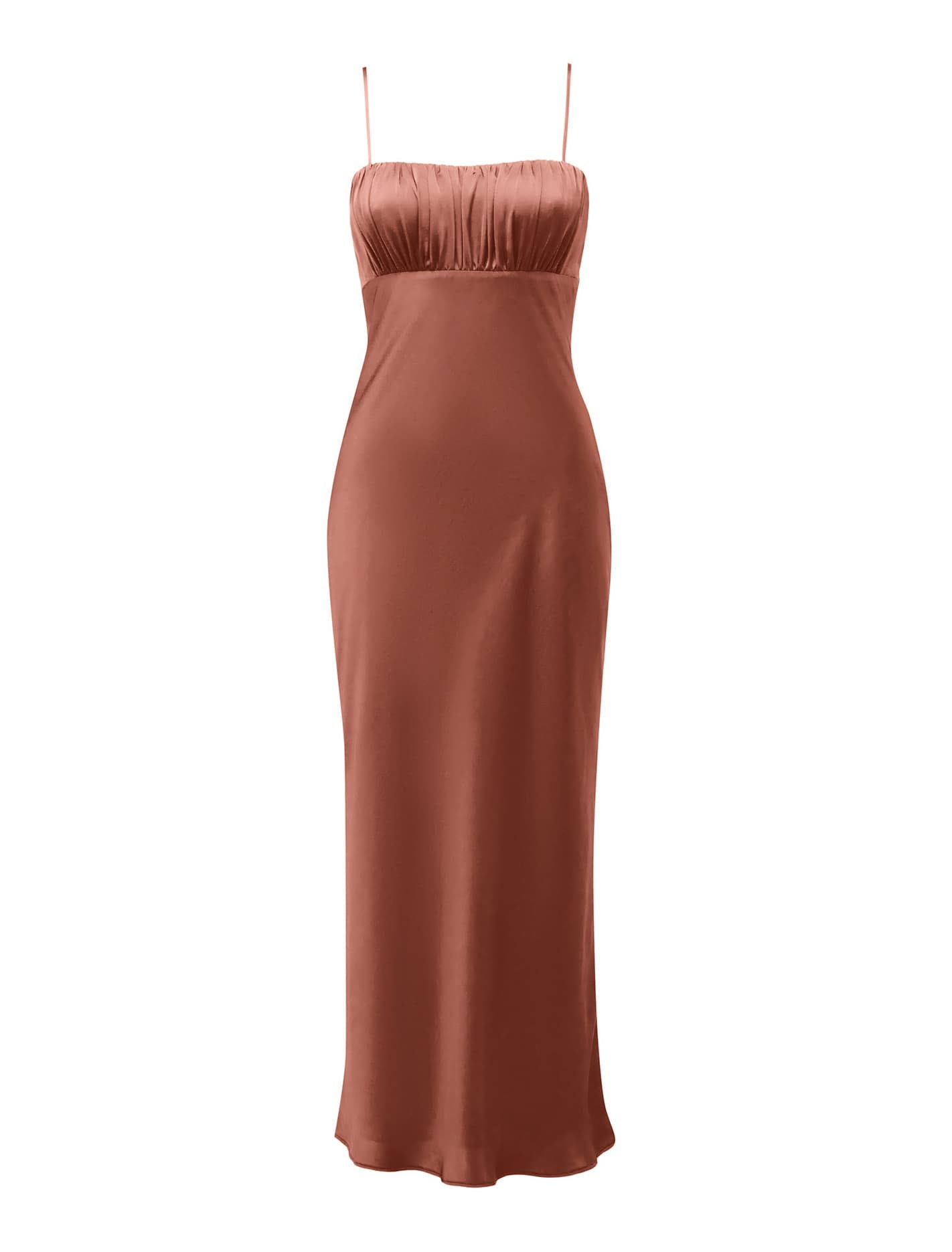Christina Strappy Split Midi Dress Cinnamon_mannequin