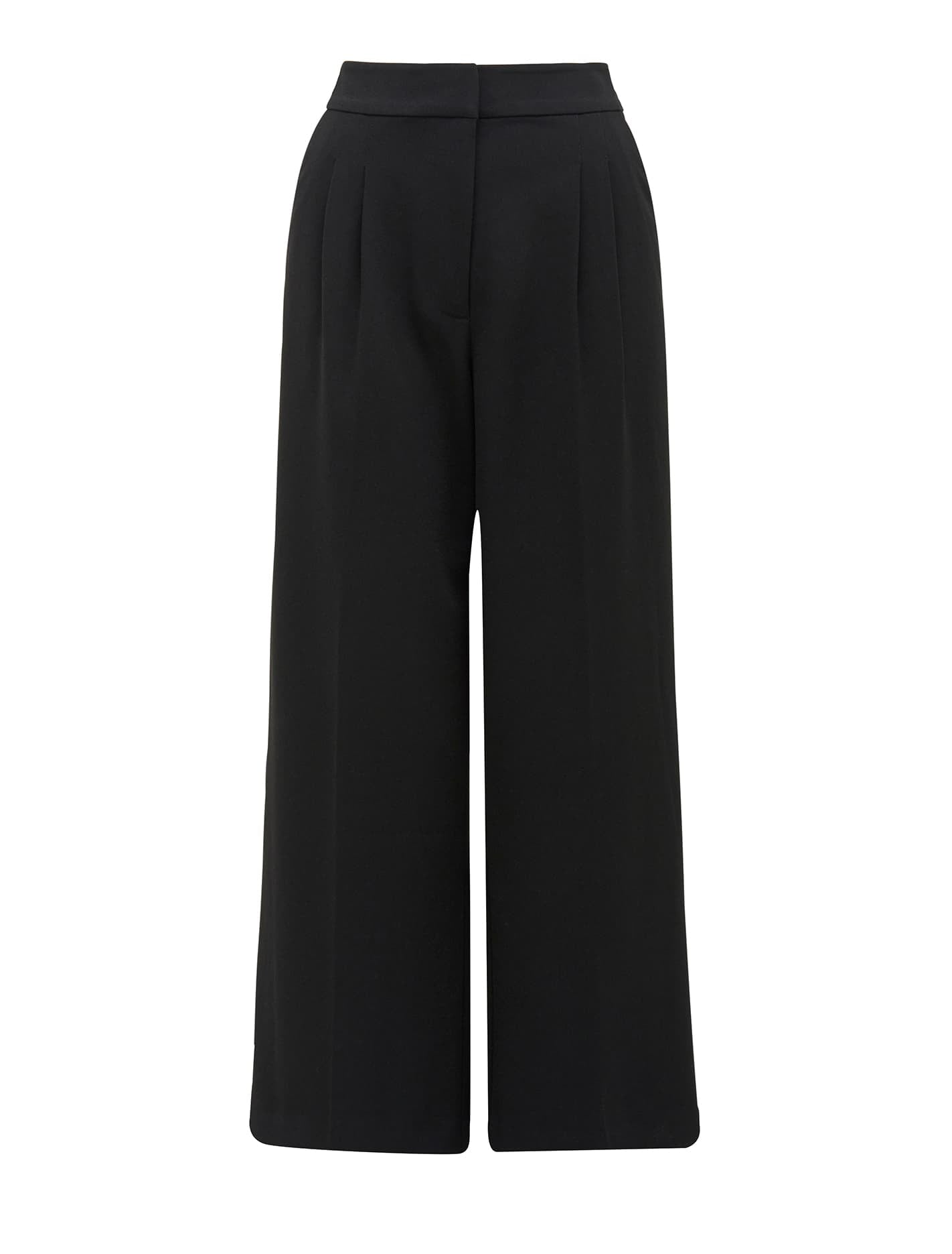Remi Petite Tailored Wide-Leg Pants Black_mannequin
