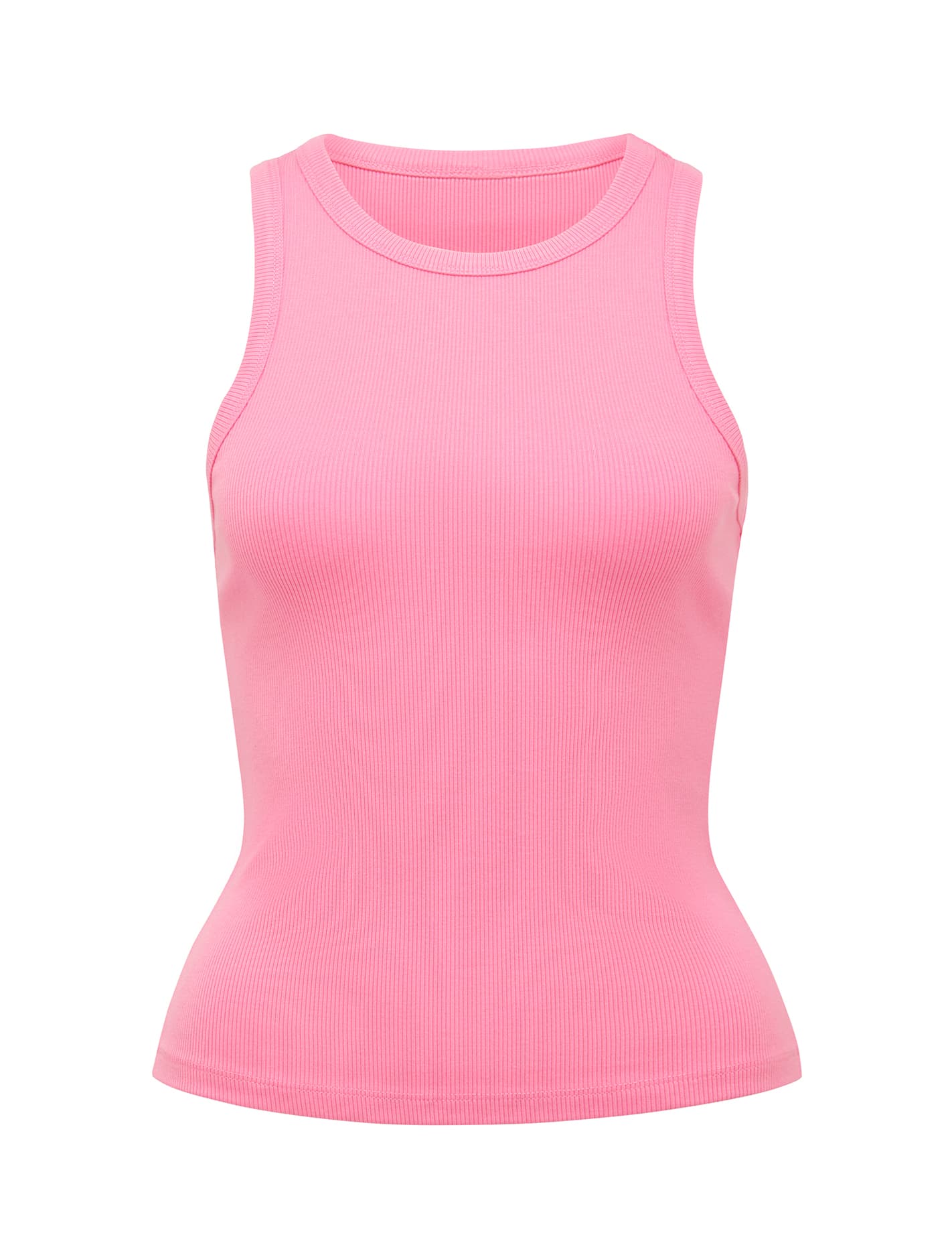 Remi Rib Racer Tank Carnation_mannequin