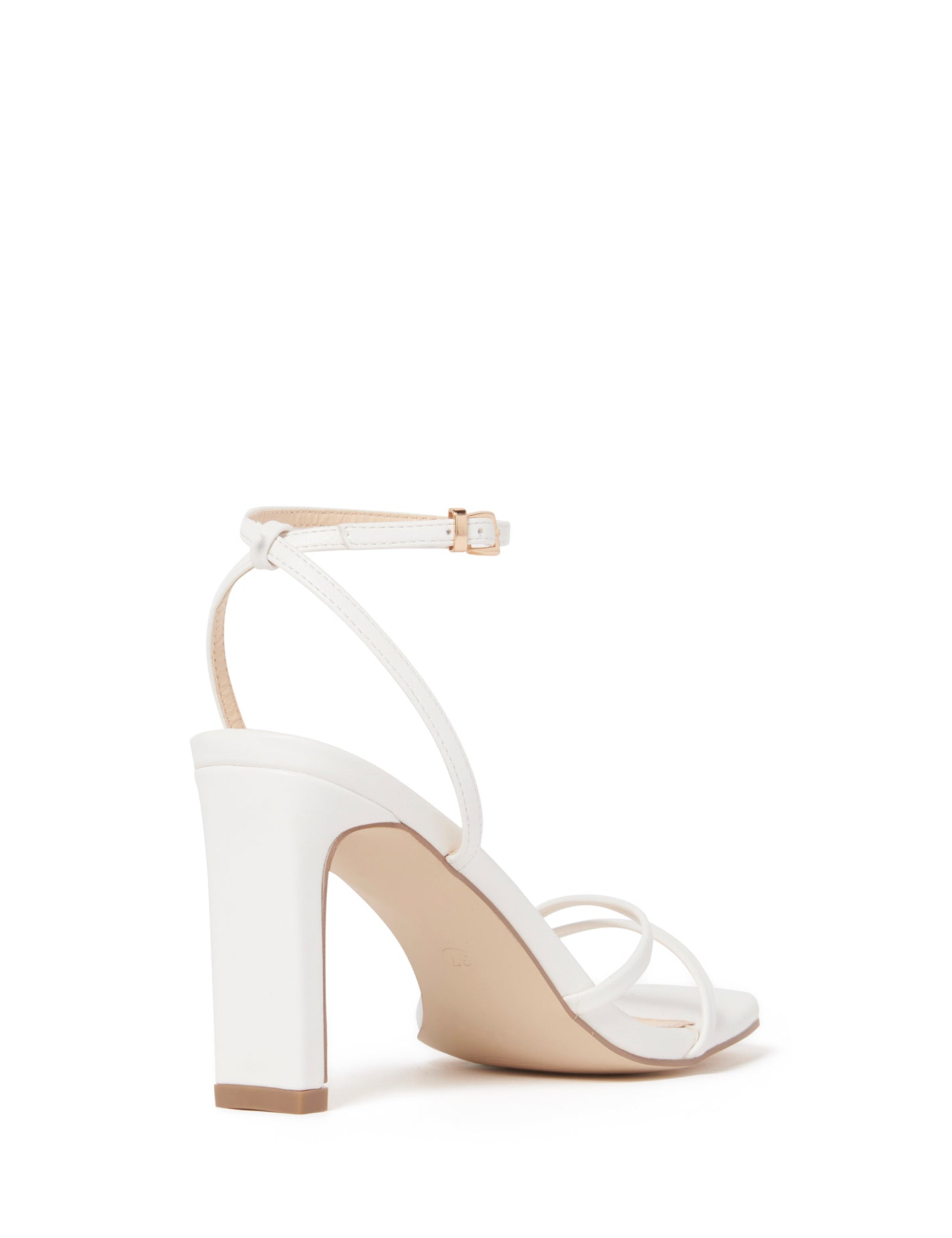 Carrie Block Heel White_mannequin