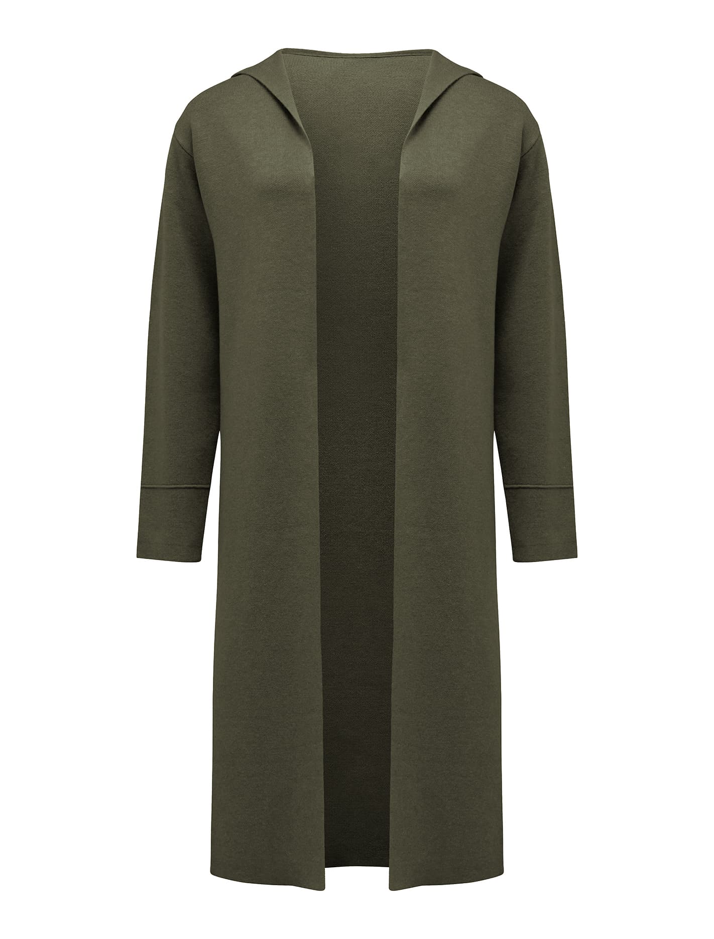 Darcy Hooded Knit Cardigan Oregano_mannequin