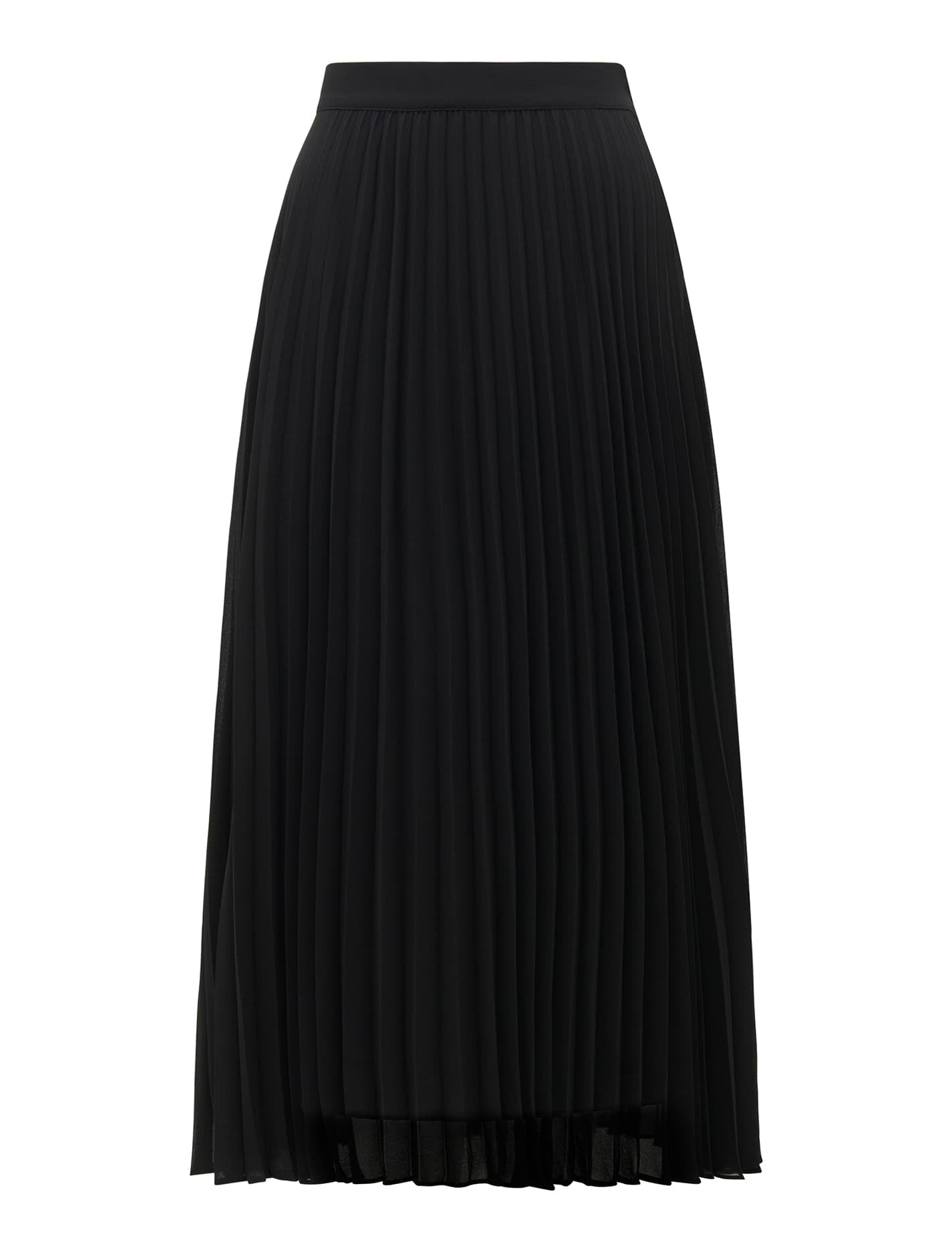 Hailee Pleated Skirt Black_mannequin