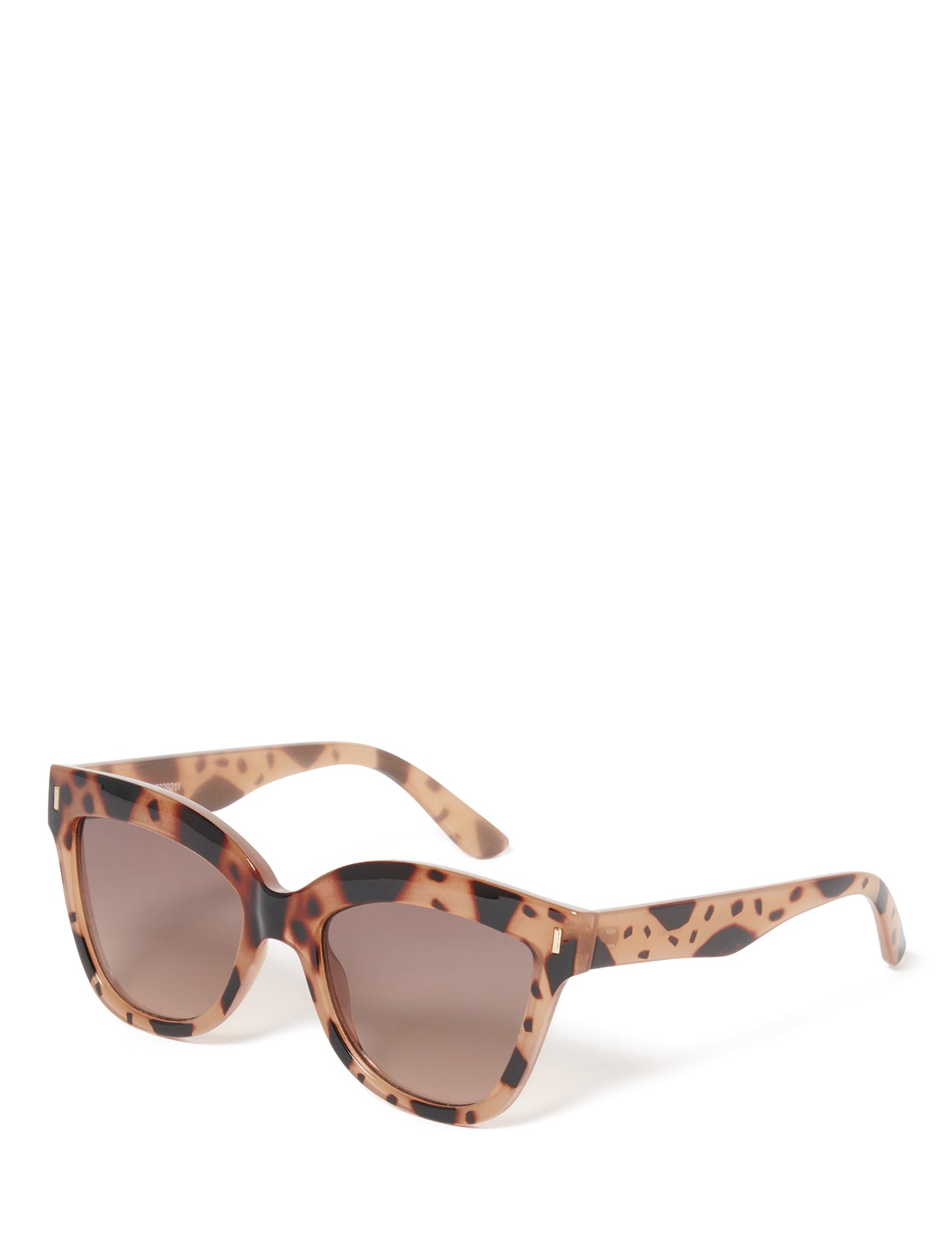 Jessica Cateye Sunglasses Cookie Tort_mannequin
