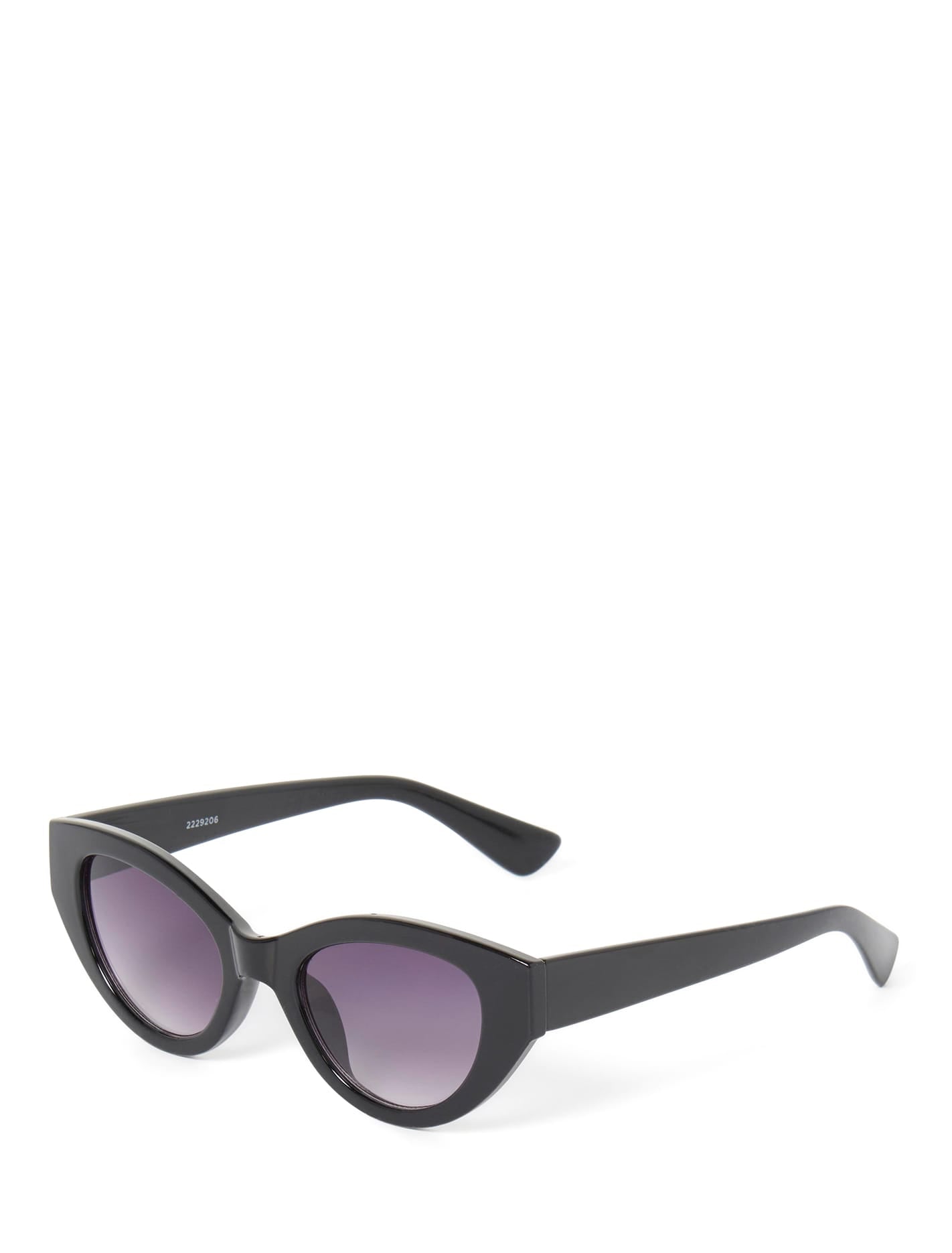 Tina Angular Sunglasses Black_mannequin