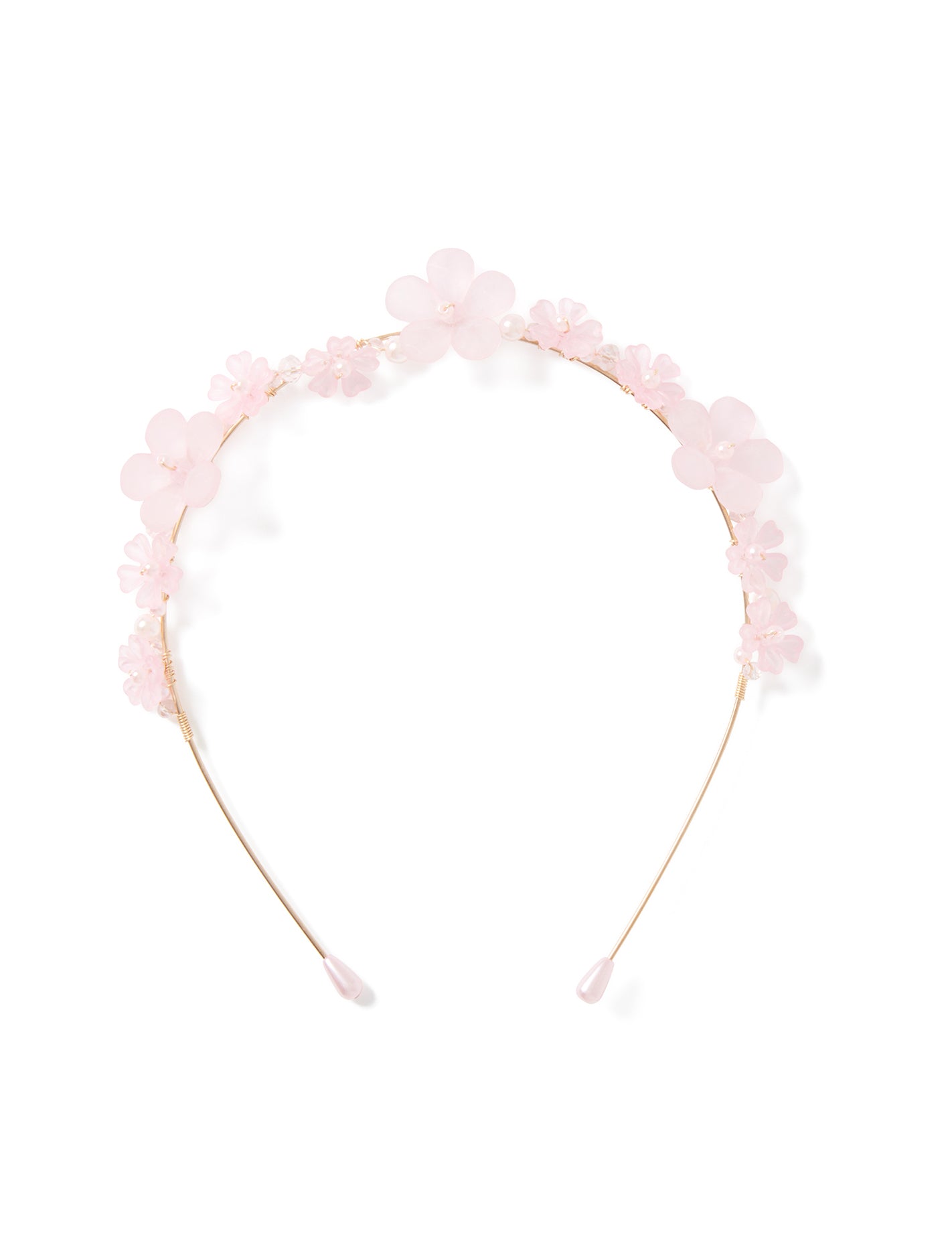 Arabella Flower Headband Pink_mannequin