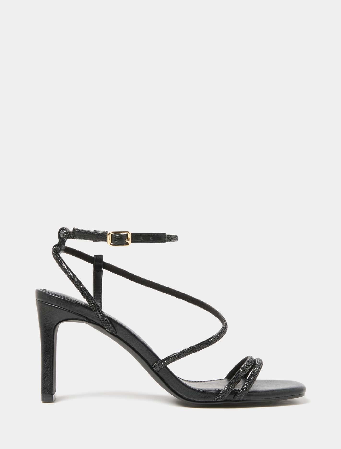 Mila Diamante Heels Black_mannequin