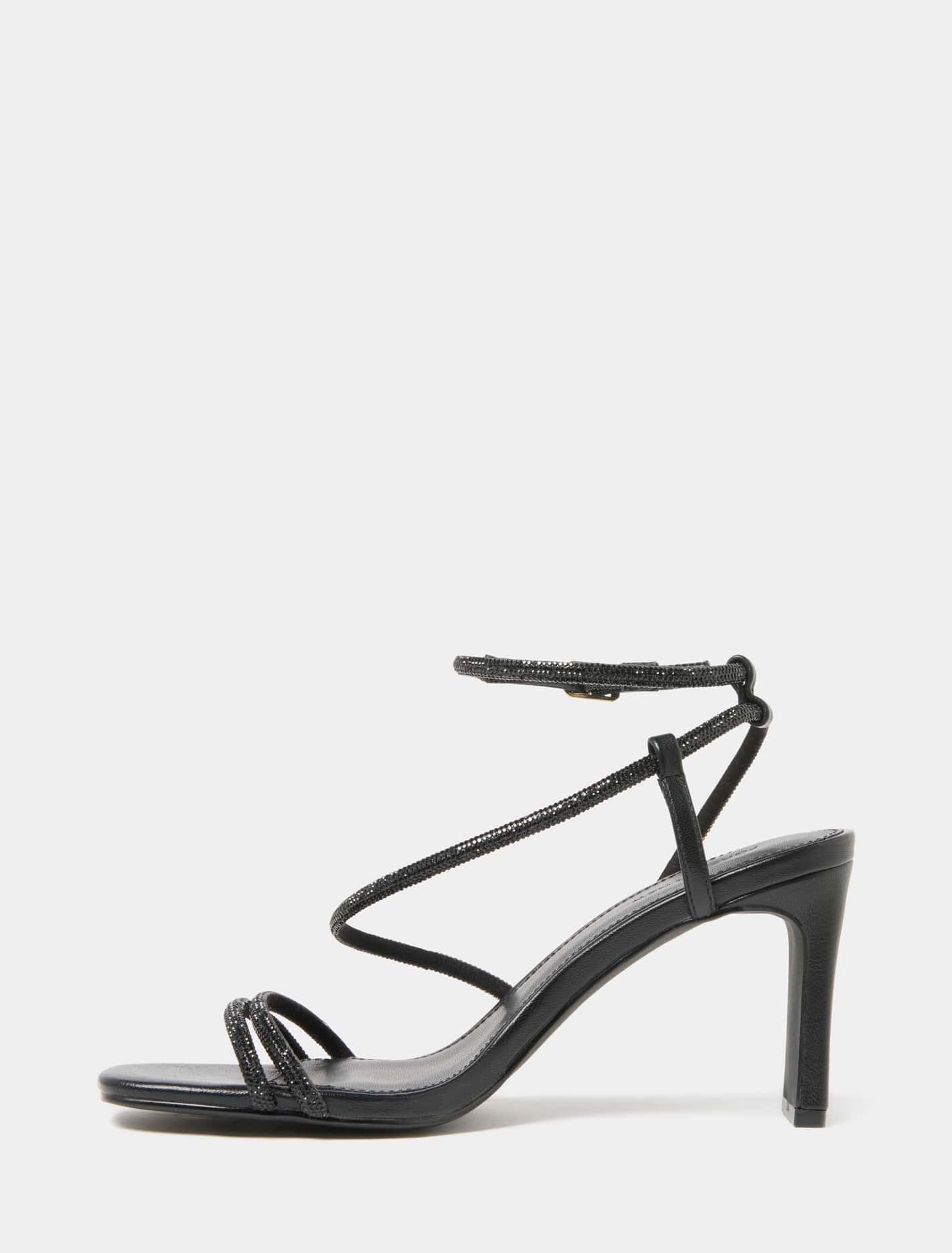 Mila Diamante Heels Black_mannequin